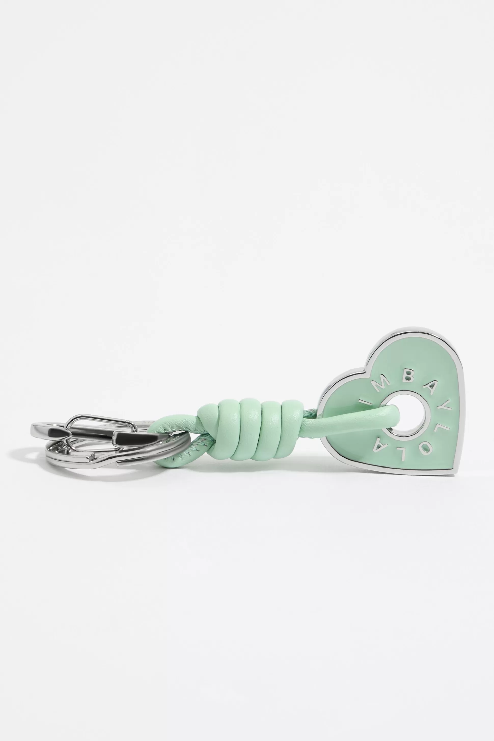 Aquamarine heart key ring | Bimba Y Lola Online