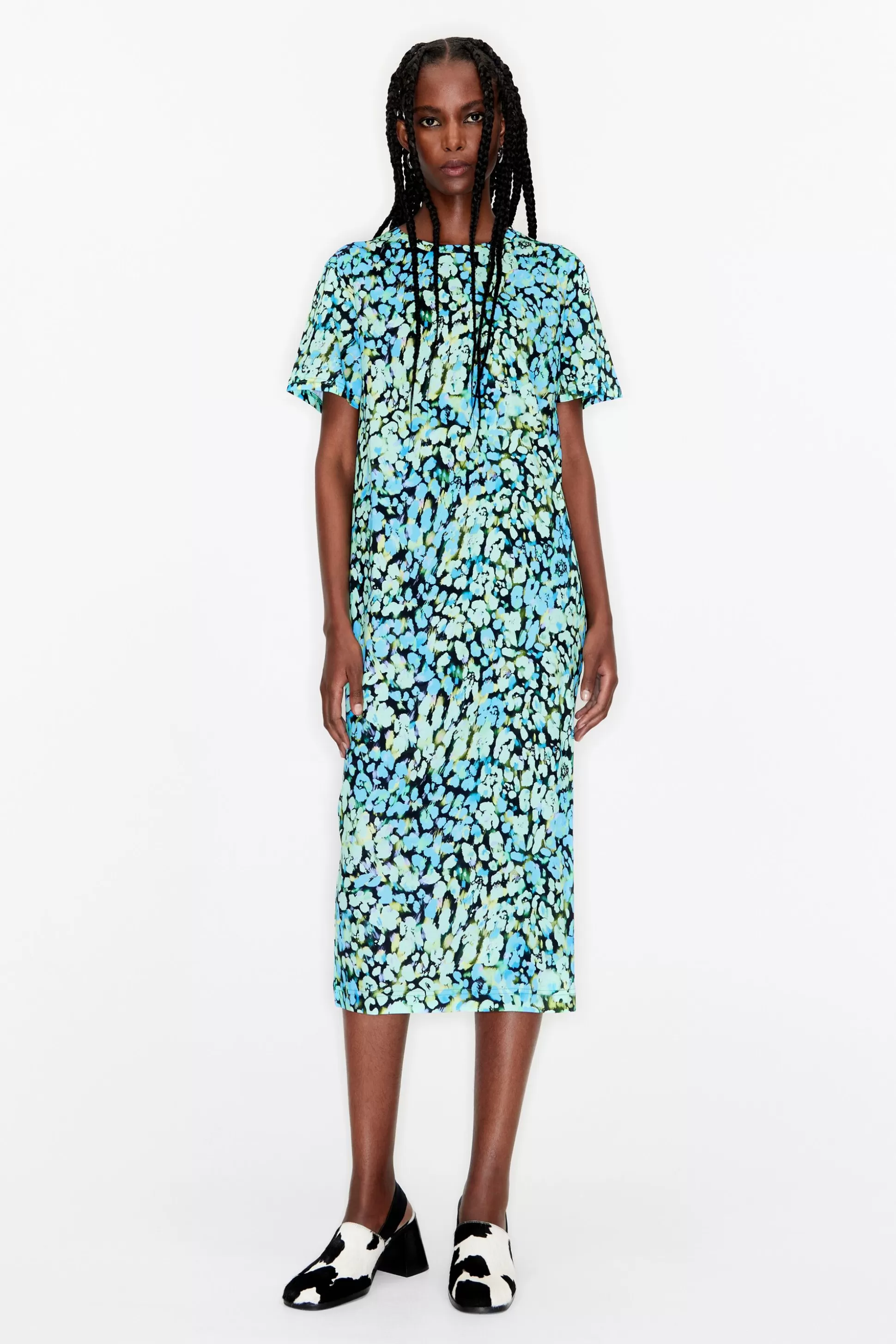 Aquamarine Leomix midi dress | Bimba Y Lola Flash Sale