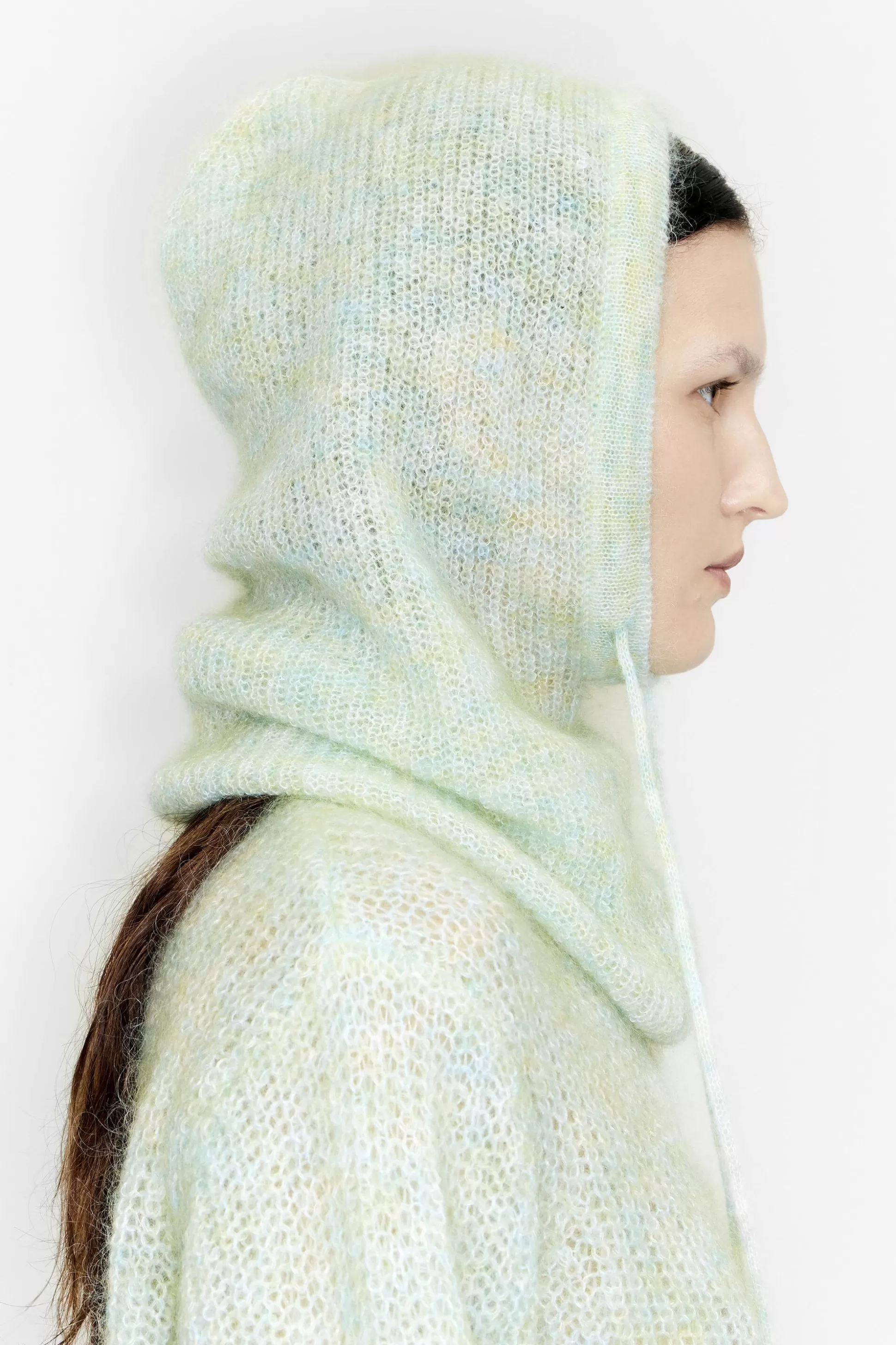 Aquamarine mohair hood | Bimba Y Lola Cheap