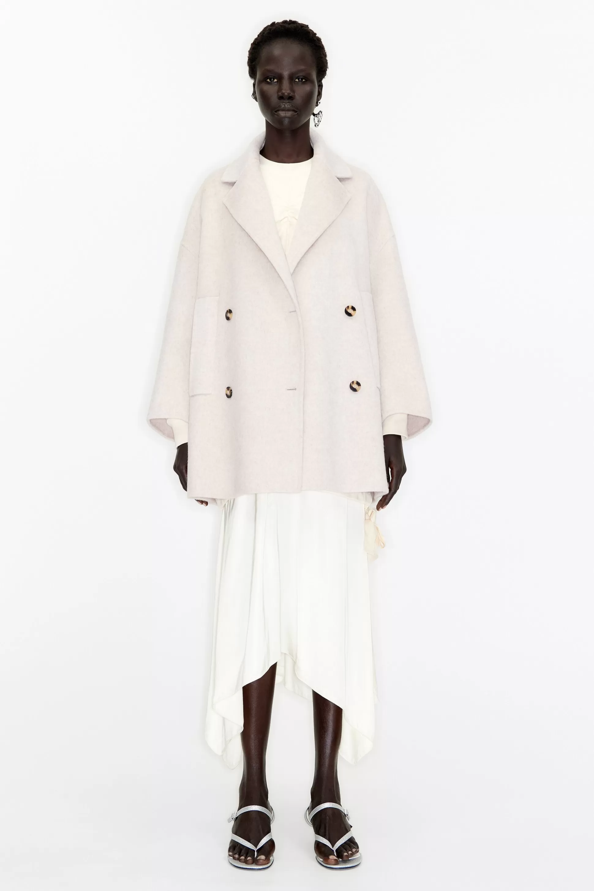 double-sided cloth coat | Bimba Y Lola Online