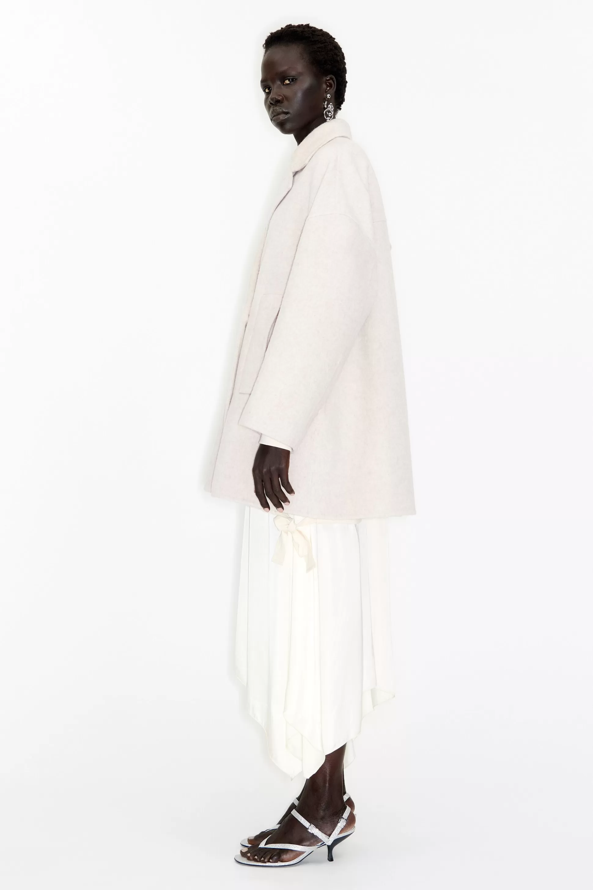 double-sided cloth coat | Bimba Y Lola Online