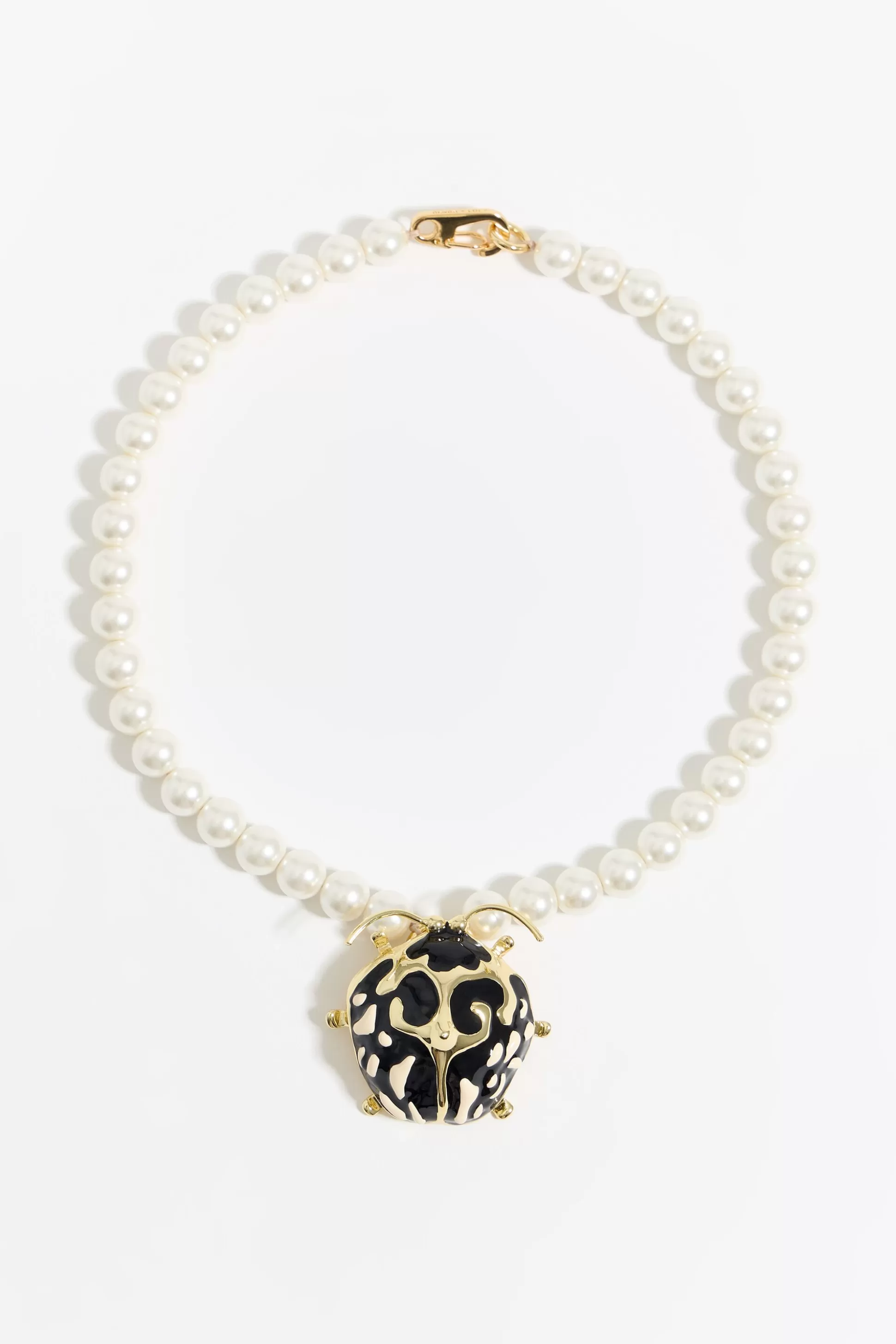 beetle pearl necklace | Bimba Y Lola Flash Sale