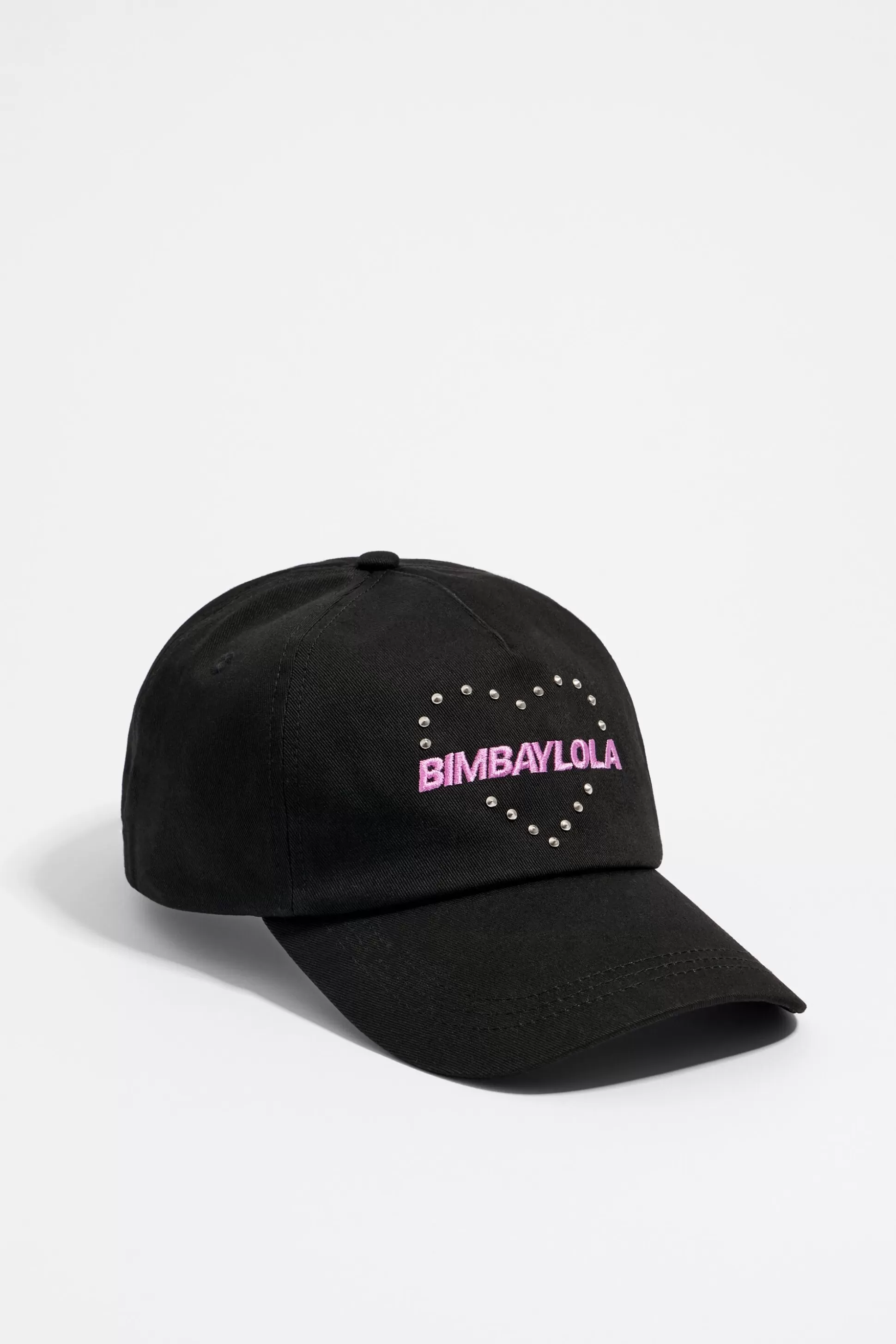 cotton cap with heart and studs | Bimba Y Lola Best Sale