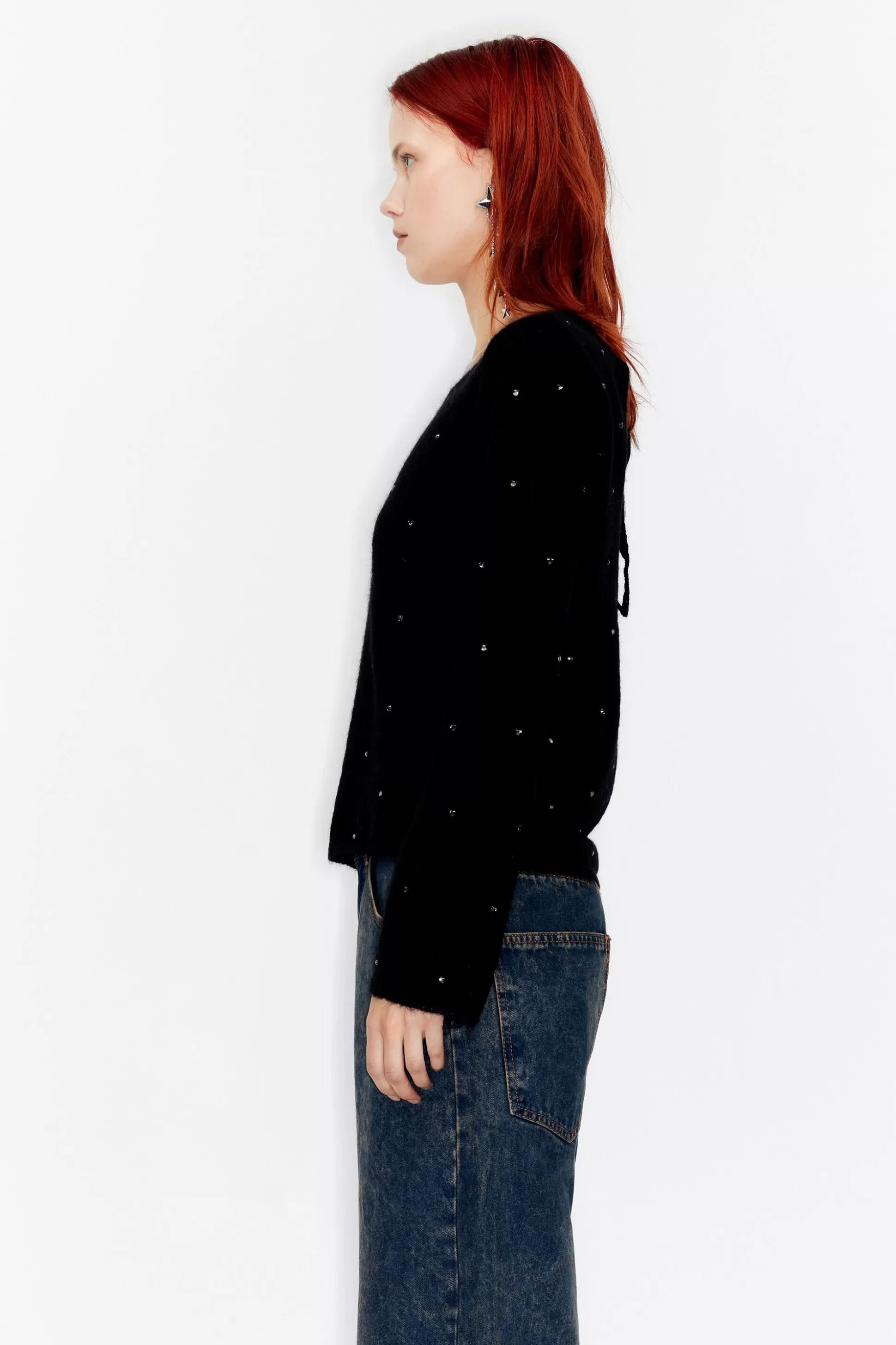 crystal mohair sweater | Bimba Y Lola Store