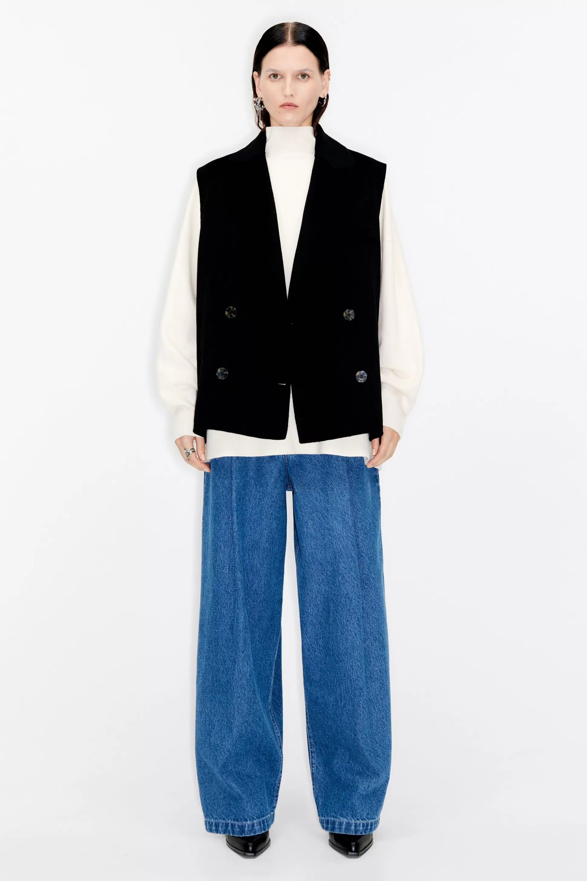 double-face tailored vest | Bimba Y Lola Cheap