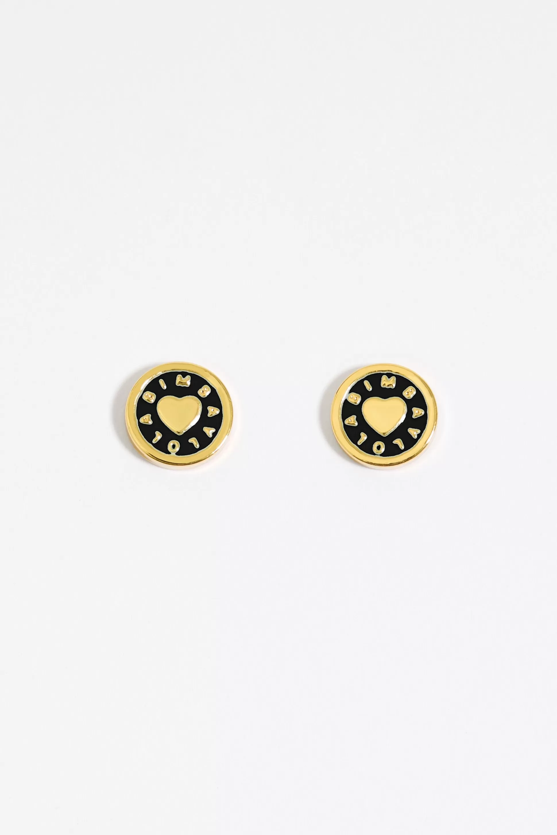 heart logo earrings | Bimba Y Lola Sale