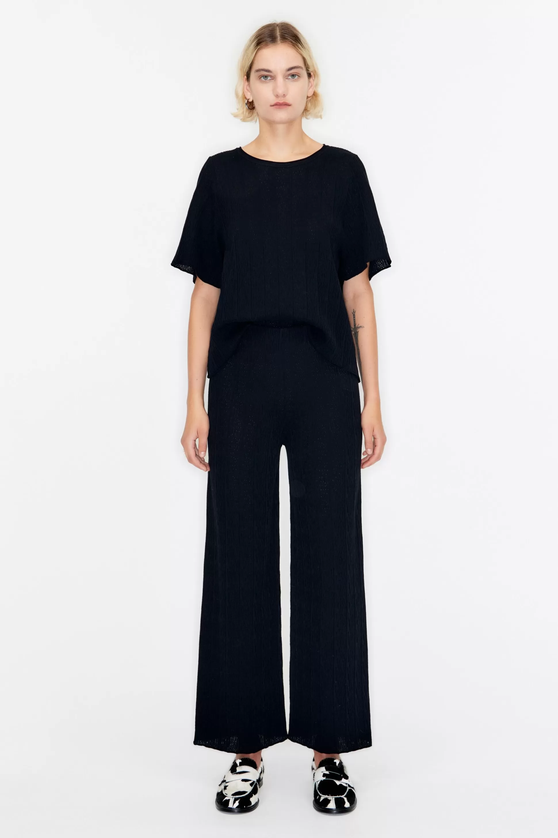 jersey-knit trousers | Bimba Y Lola Store