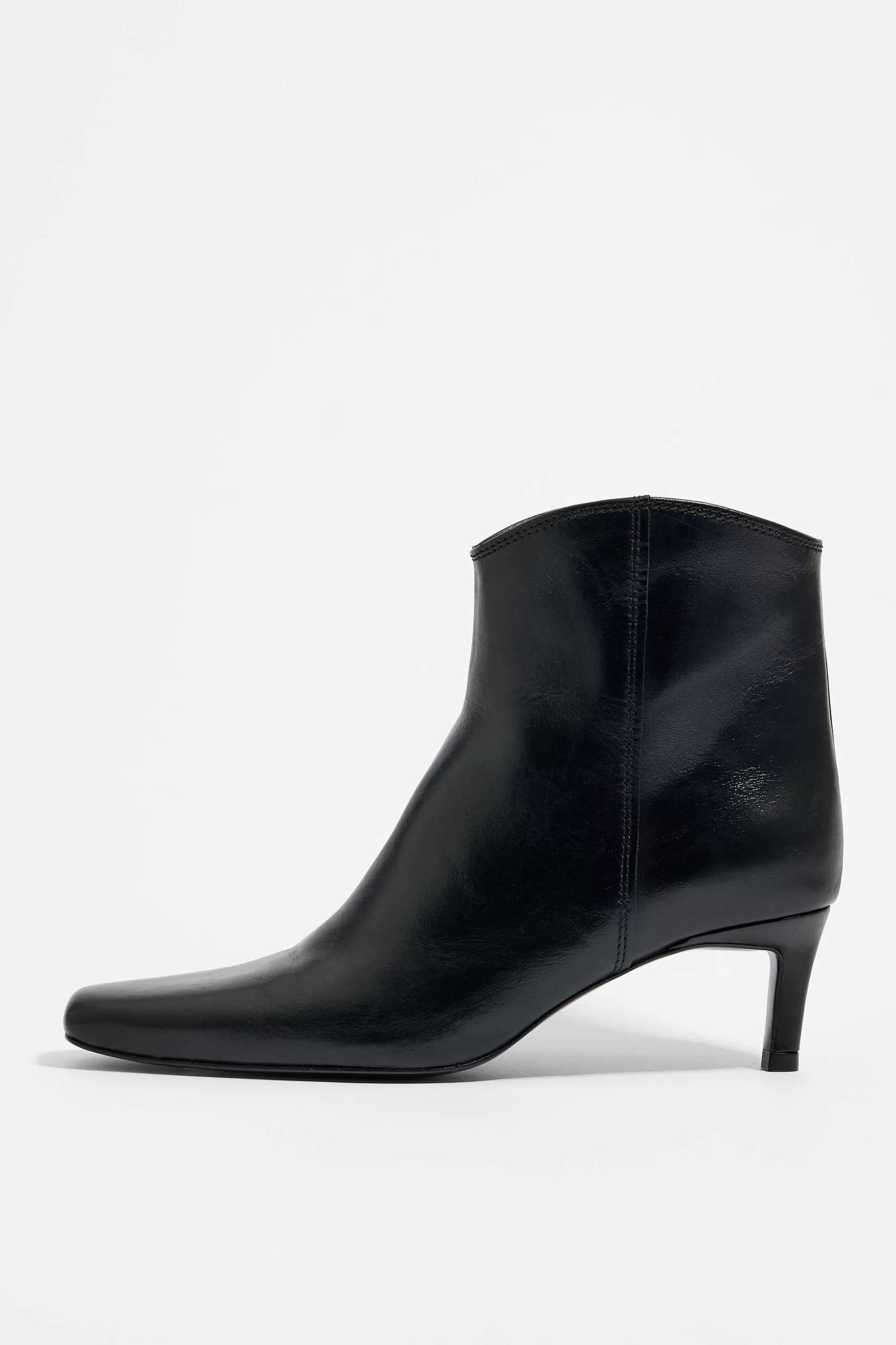 leather heeled gaucho ankle boot | Bimba Y Lola Discount