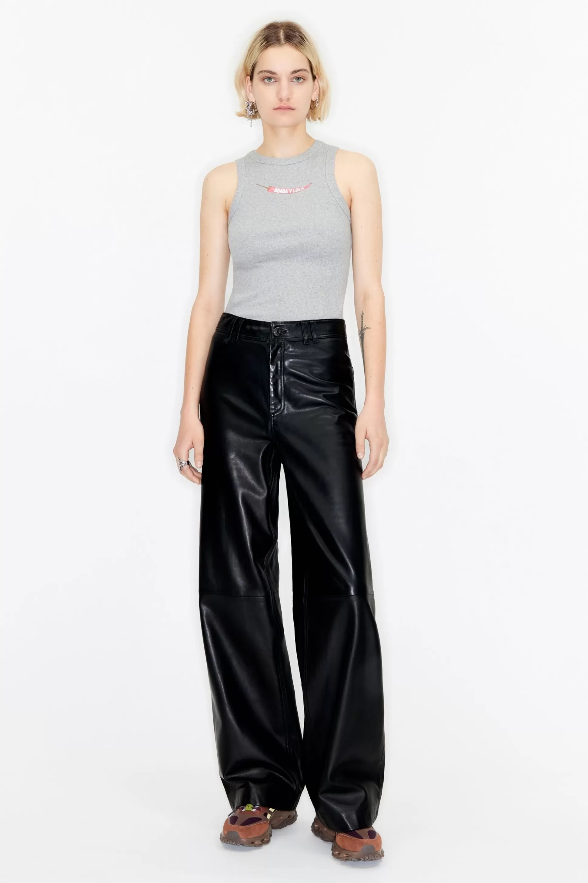 leather trousers | Bimba Y Lola Outlet