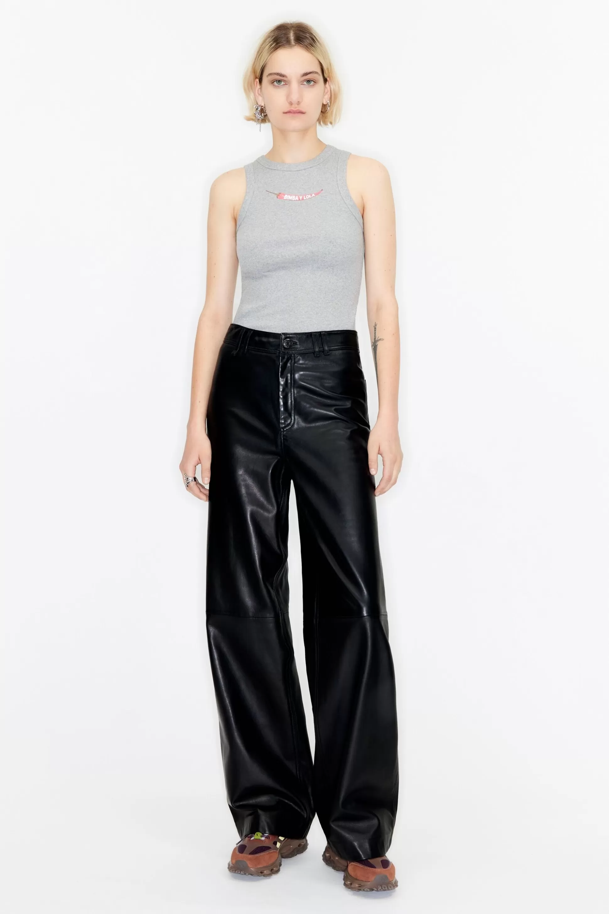 leather trousers | Bimba Y Lola Sale