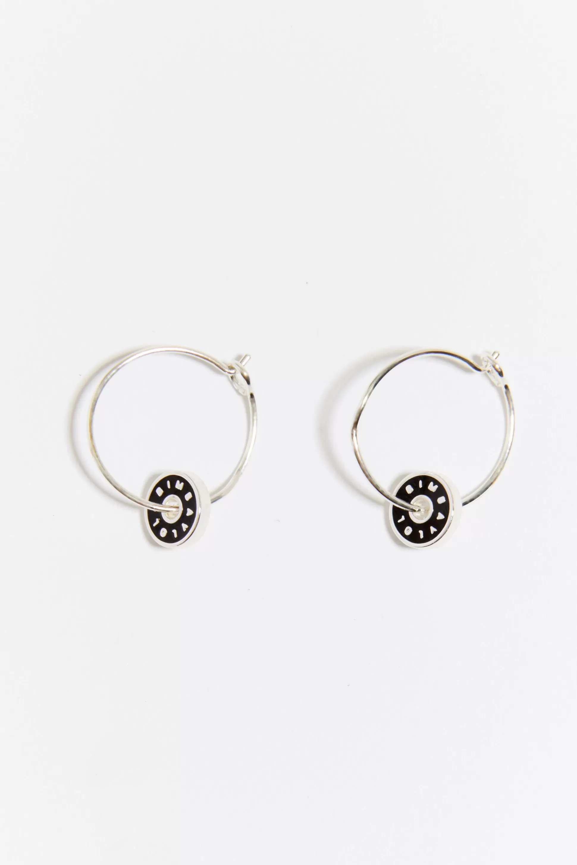 Logo hoop earrings | Bimba Y Lola Fashion