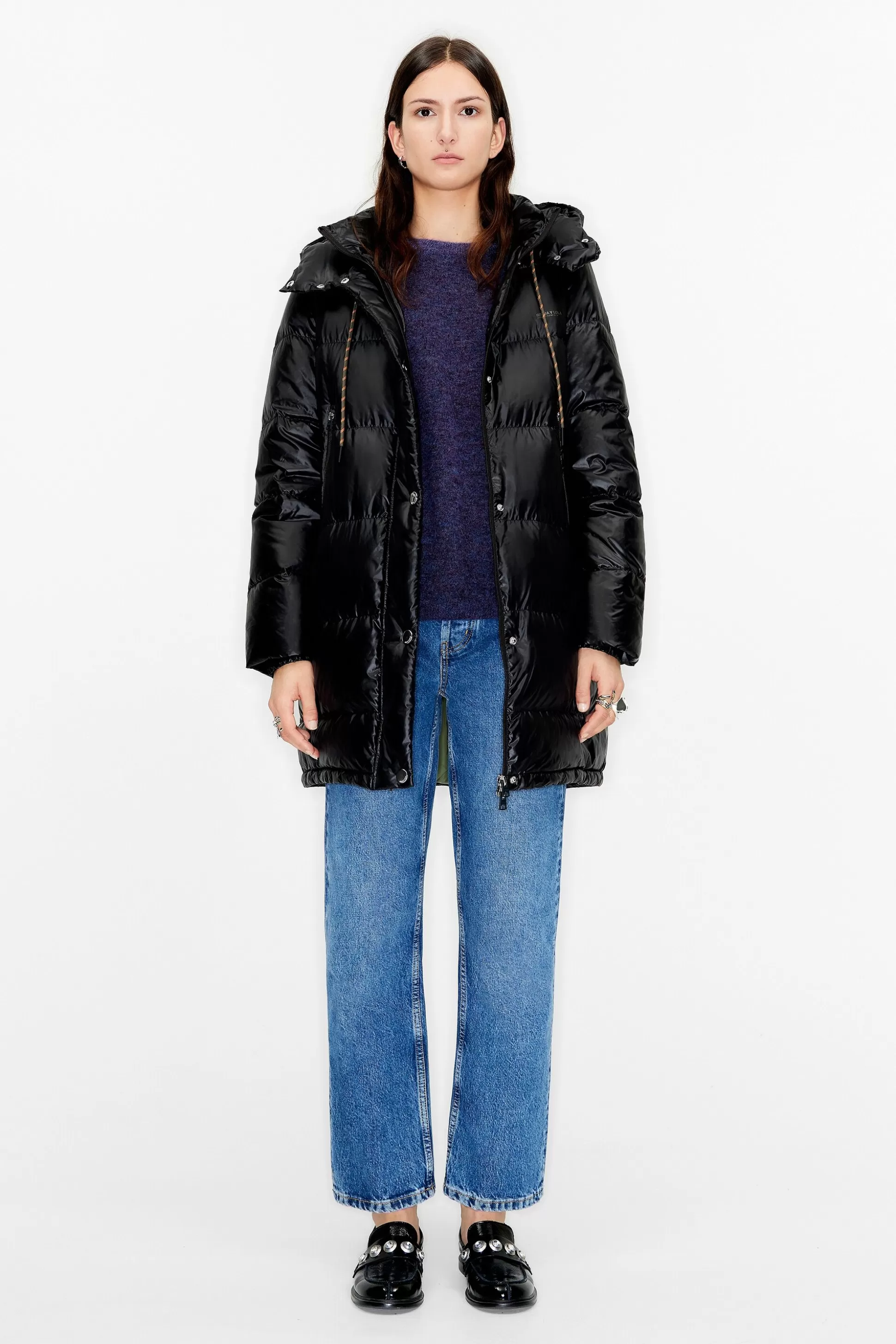 midi down puffer jacket | Bimba Y Lola Best Sale