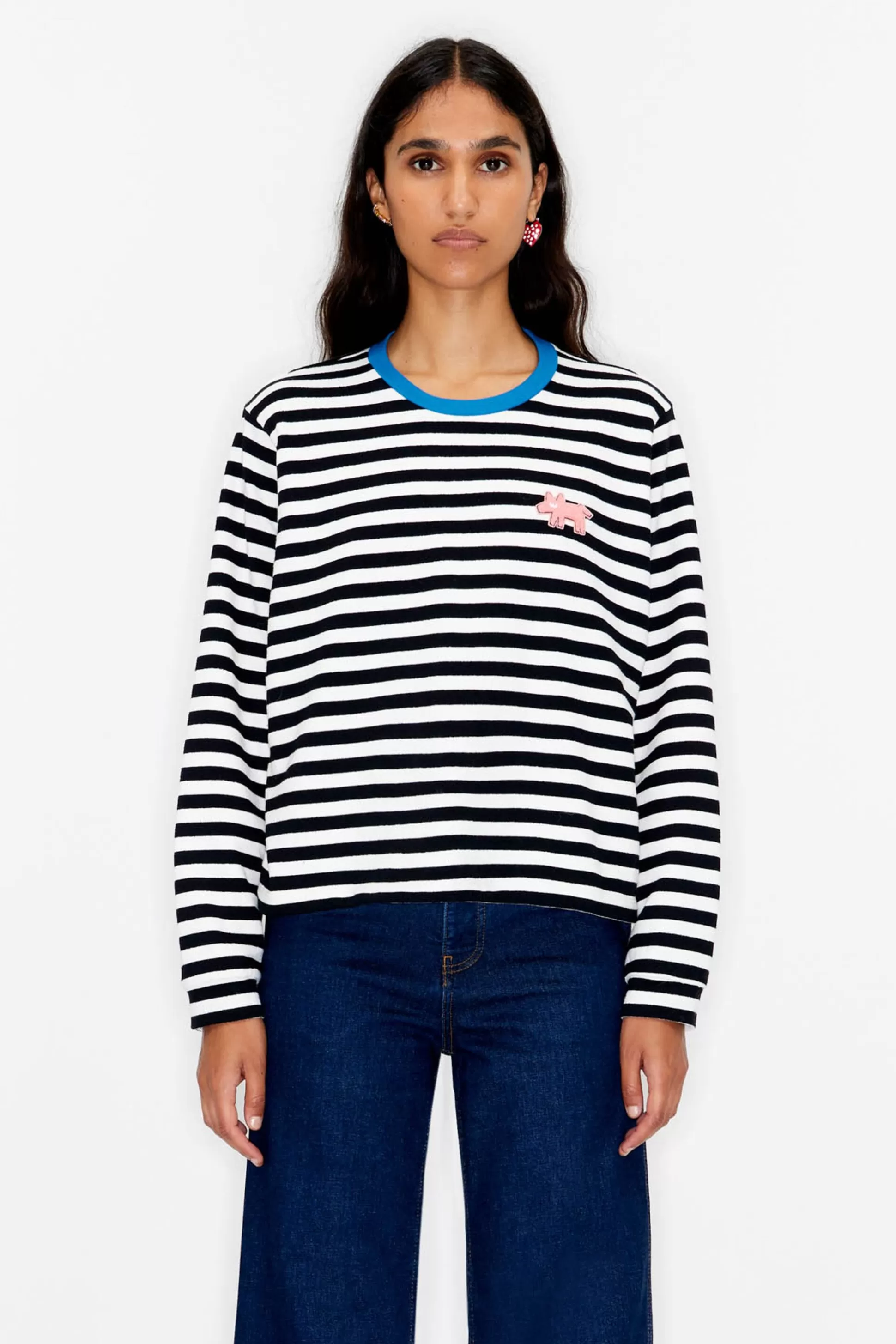 striped T-shirt | Bimba Y Lola Online