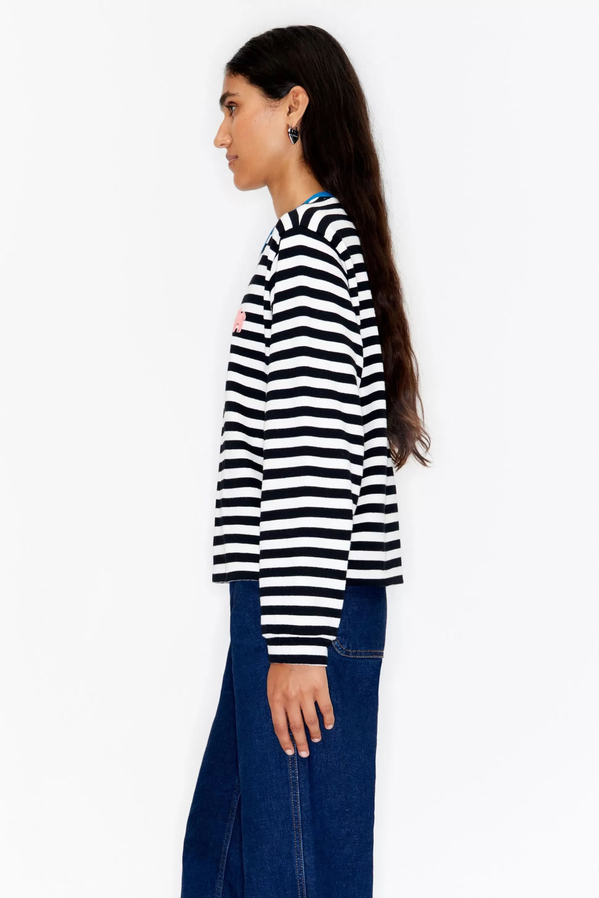 striped T-shirt | Bimba Y Lola Online