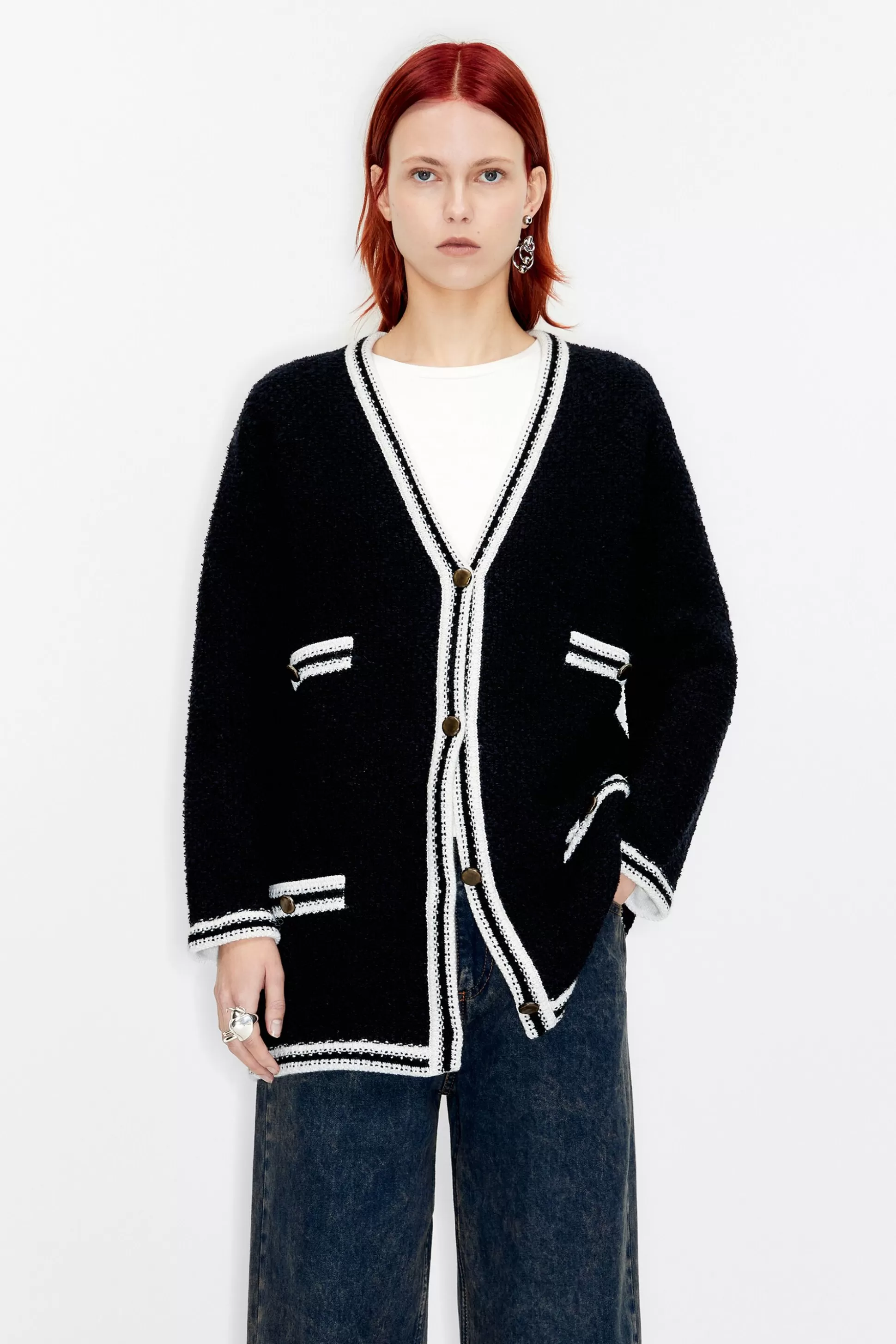 wool cardigan | Bimba Y Lola Clearance