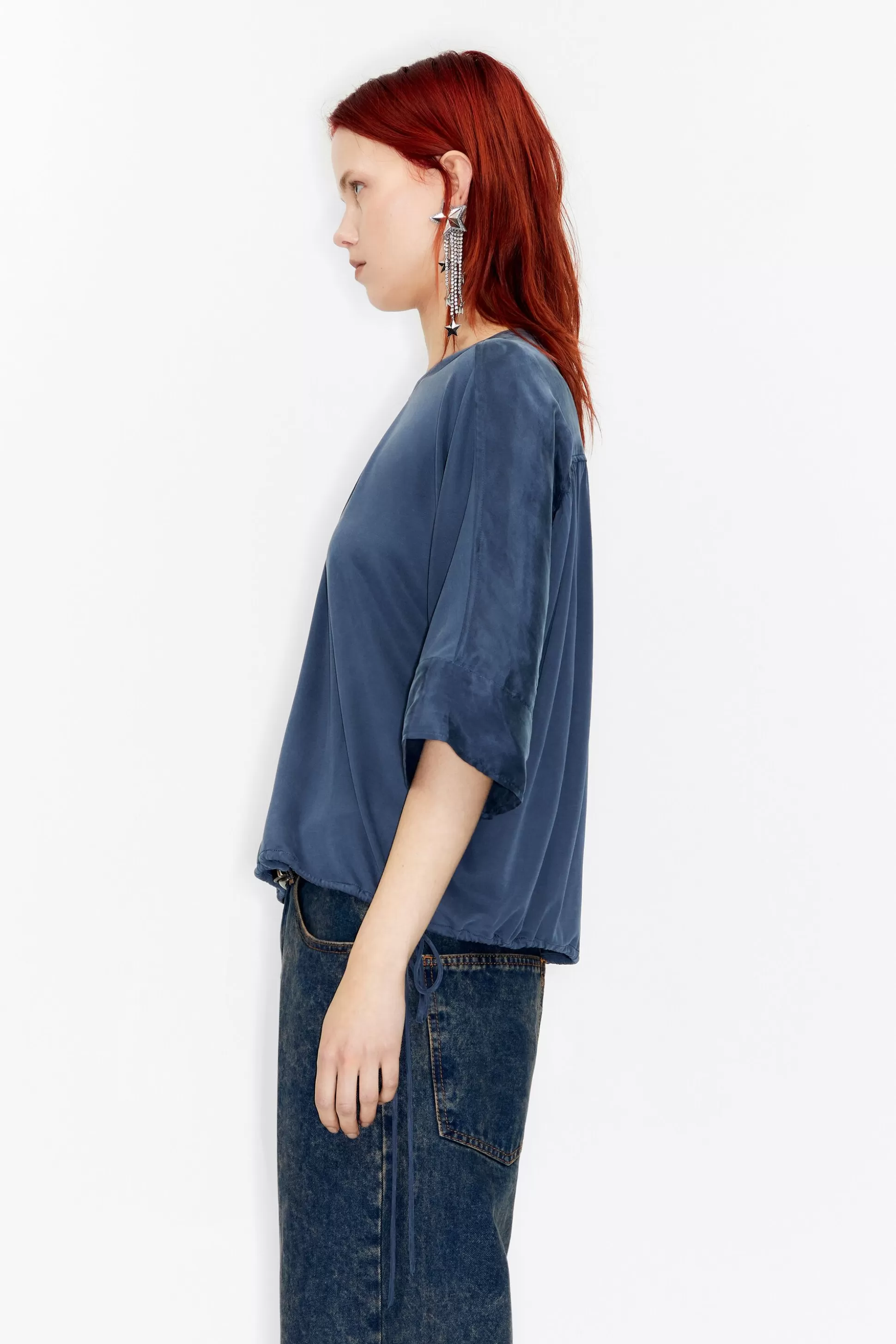 boxy tie T-shirt | Bimba Y Lola Hot