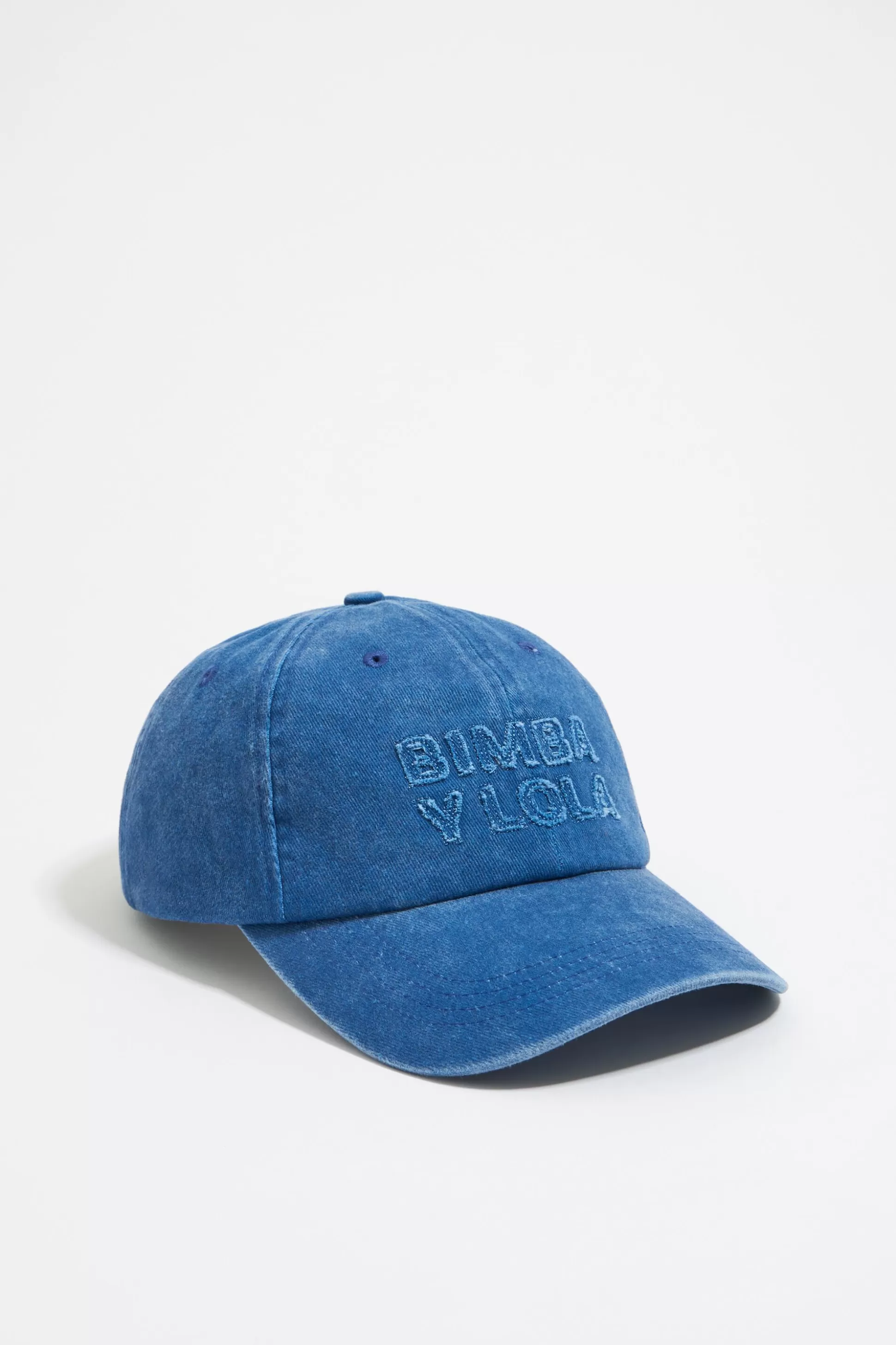 Blue cotton logo cap | Bimba Y Lola Best Sale