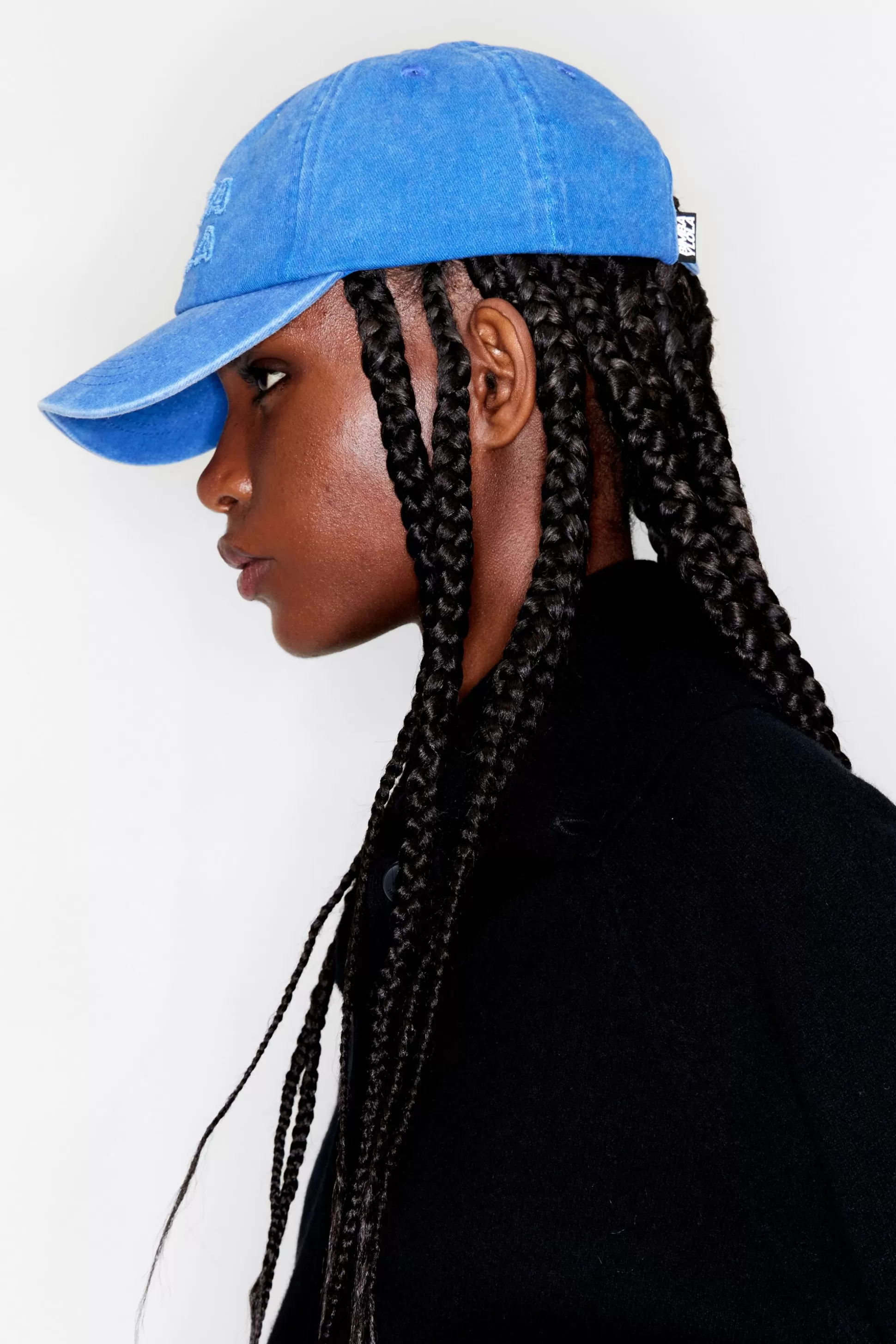 Blue cotton logo cap | Bimba Y Lola Best Sale