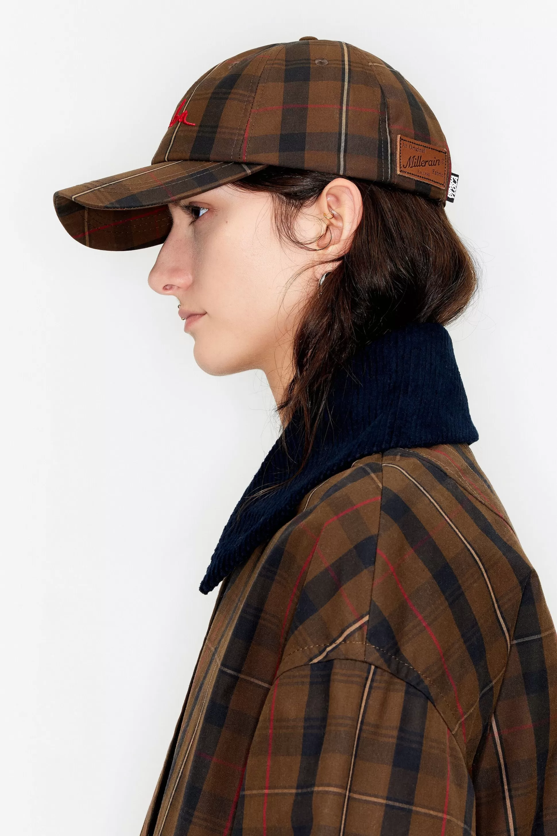 checked cotton cap | Bimba Y Lola Sale