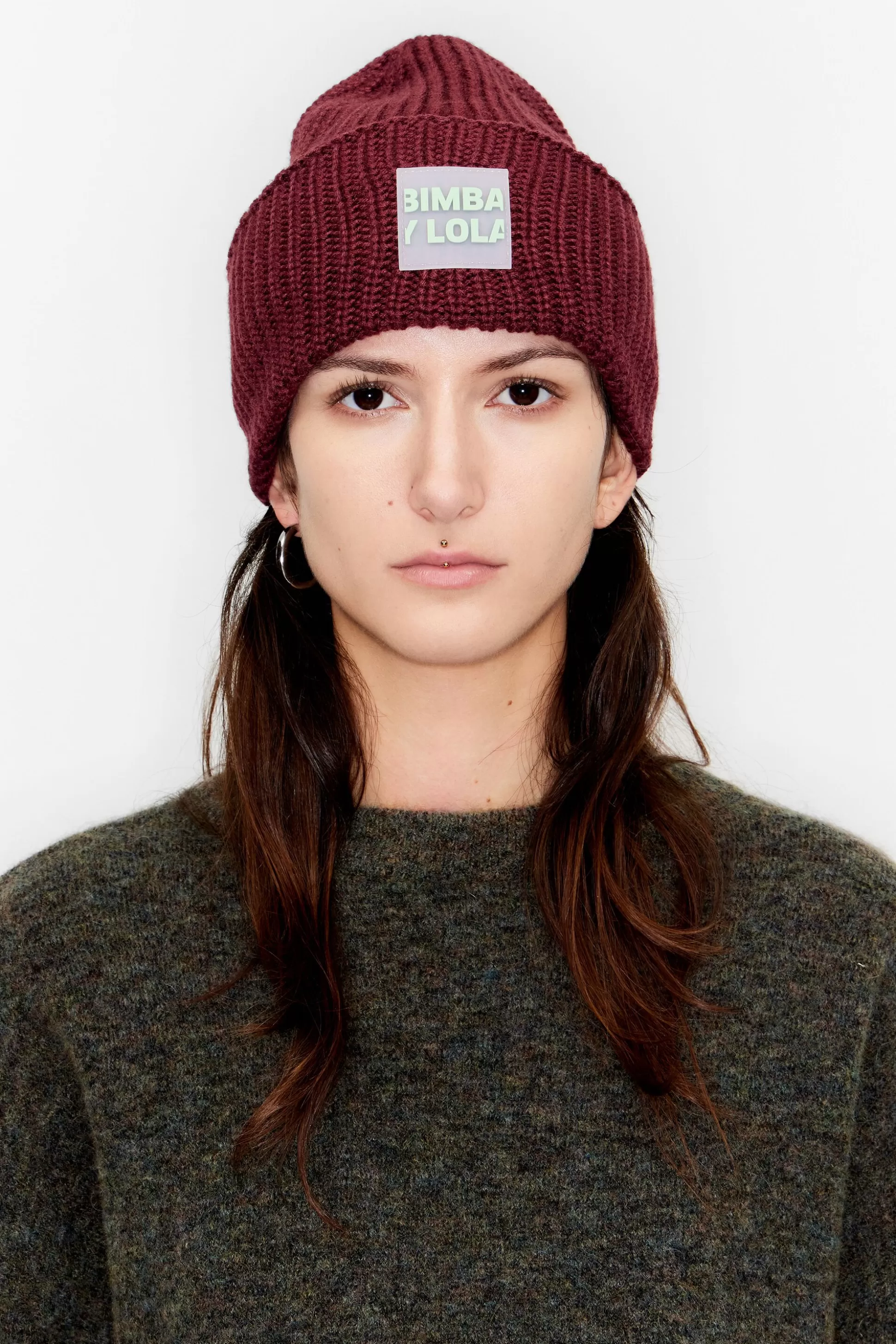 logo knit hat | Bimba Y Lola Outlet