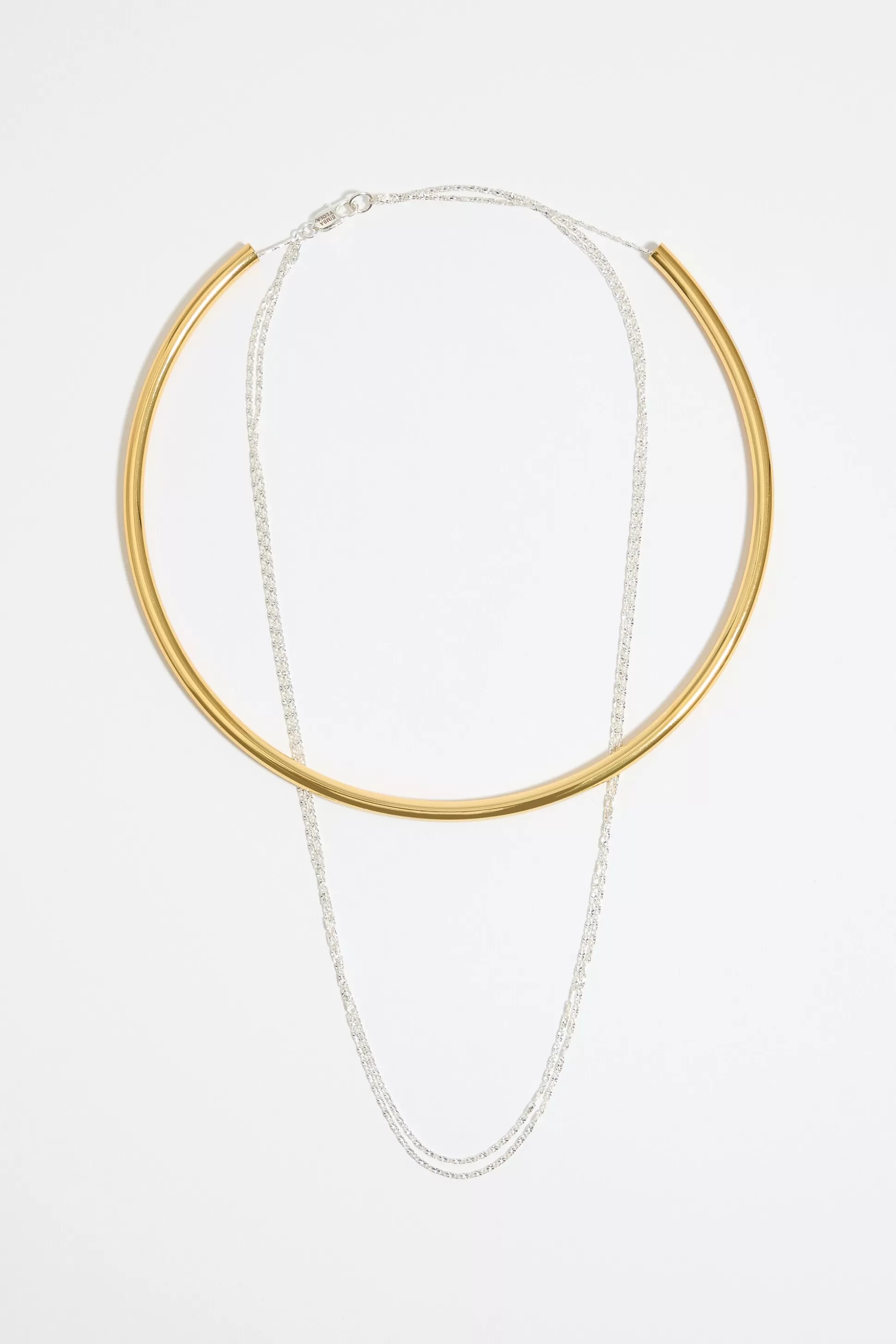 Choker and silver chain | Bimba Y Lola Shop