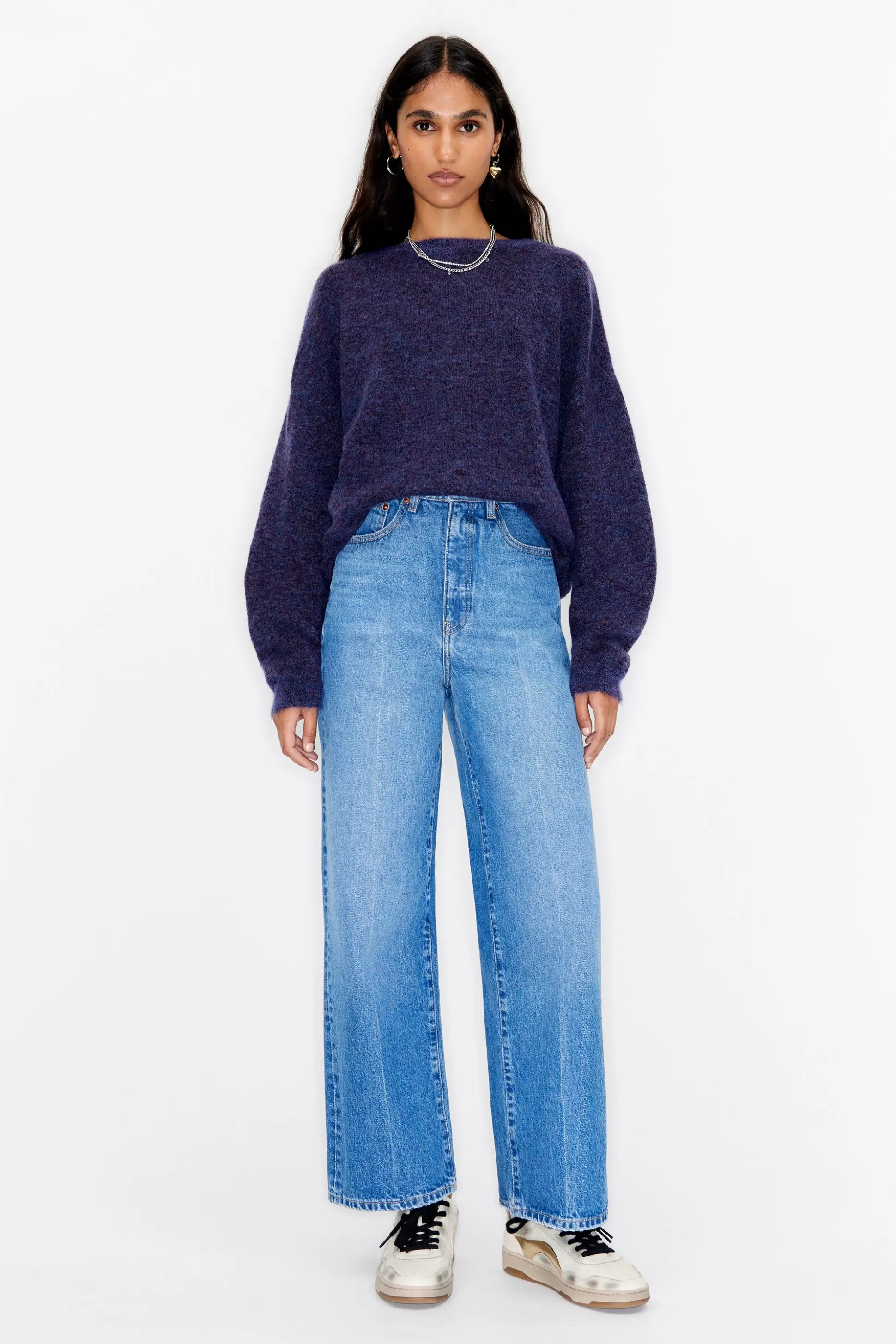 CULOTTE - Blue high rise jeans | Bimba Y Lola Hot