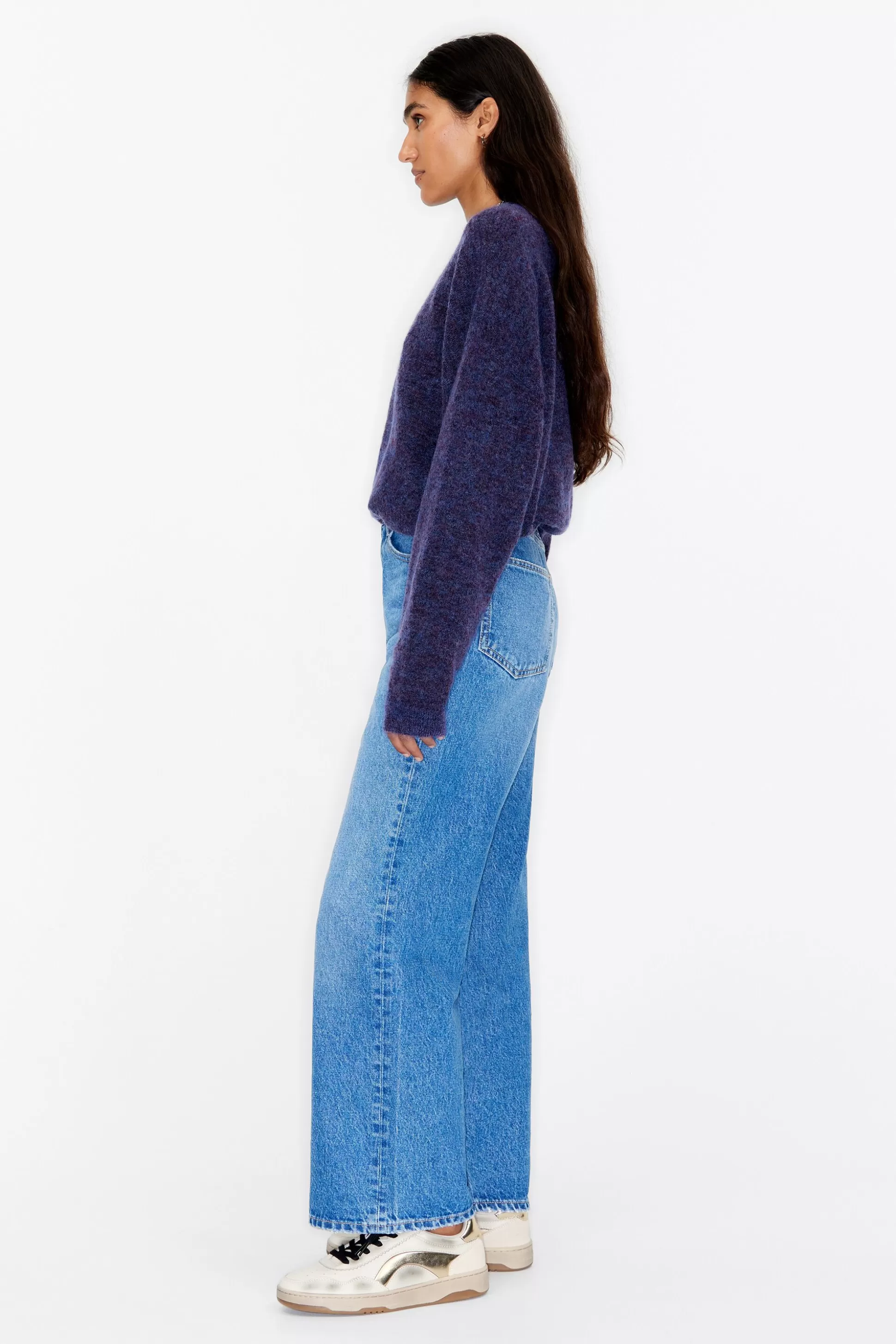 CULOTTE - Blue high rise jeans | Bimba Y Lola Hot