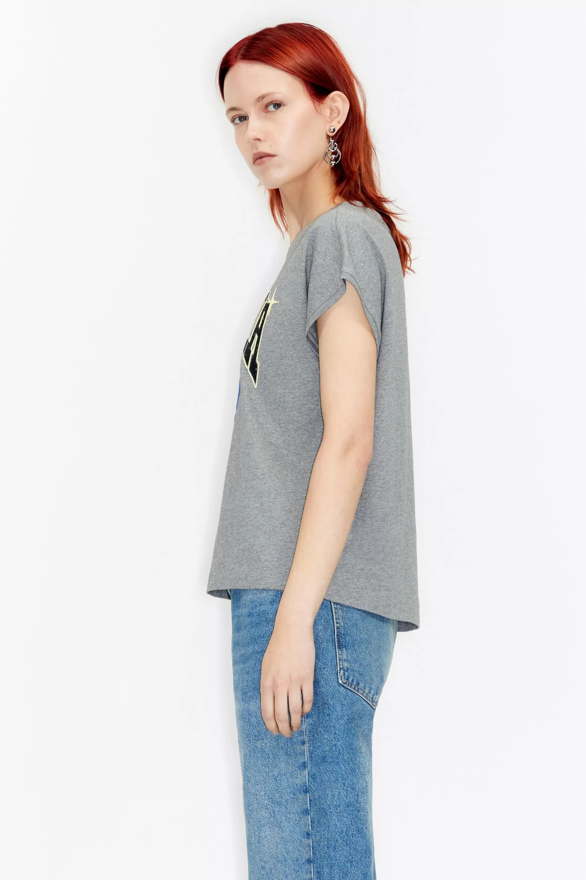 Dark gray Bimba University T-shirt | Bimba Y Lola Flash Sale