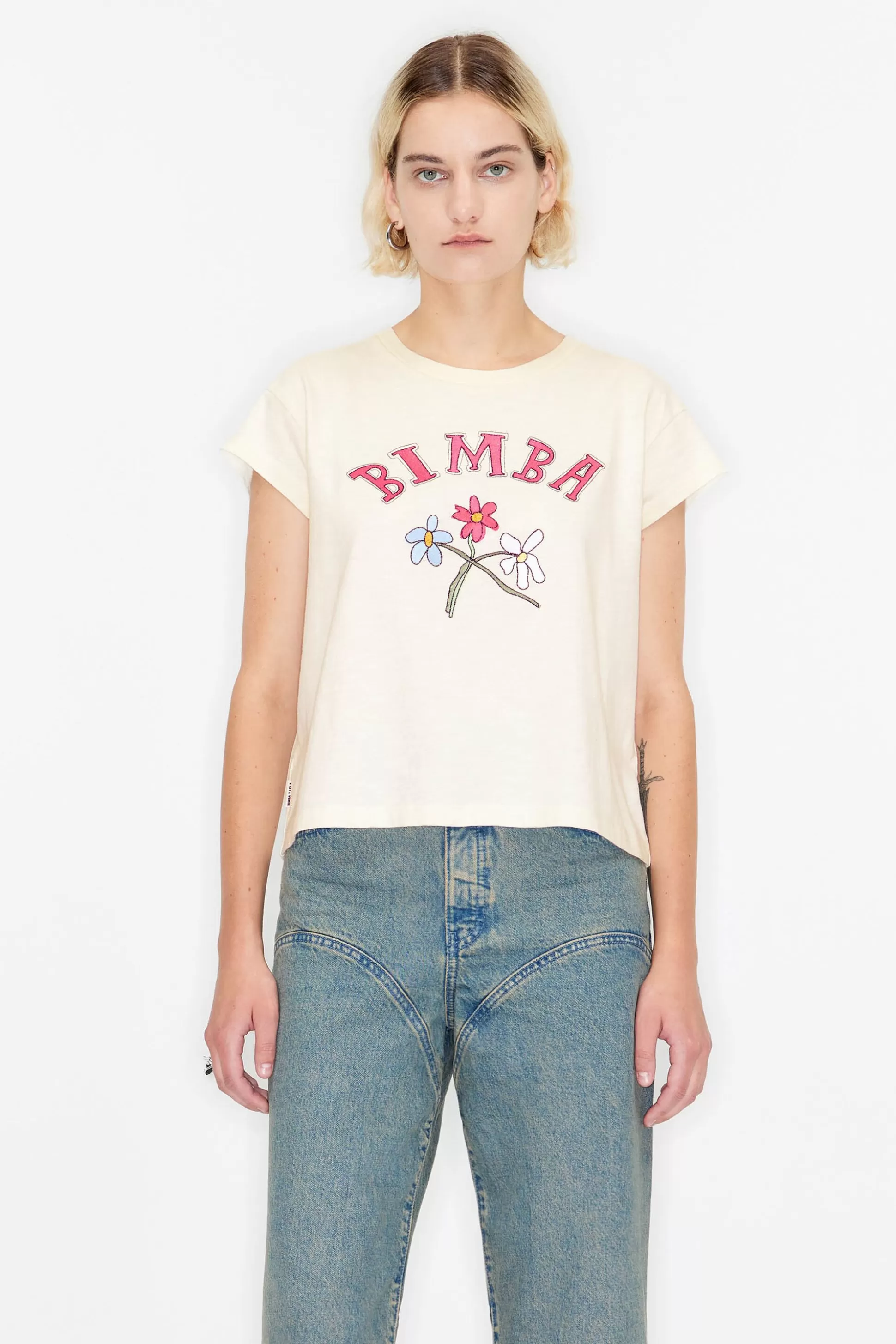 floral logo T-shirt | Bimba Y Lola Fashion