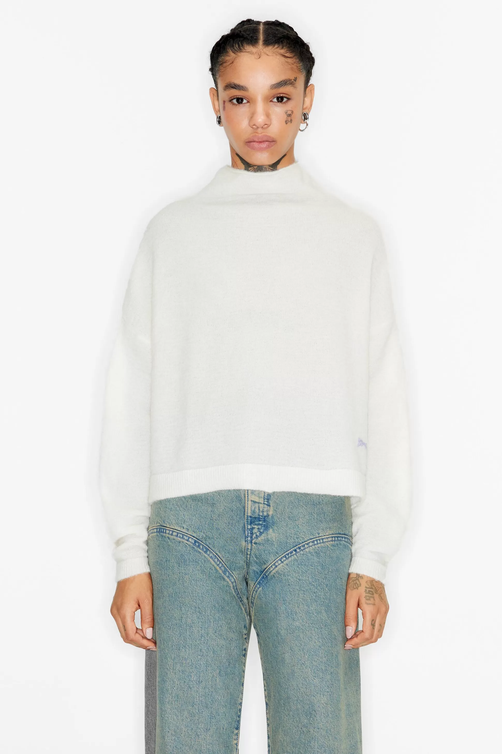 Ecru mohair sweater | Bimba Y Lola Cheap