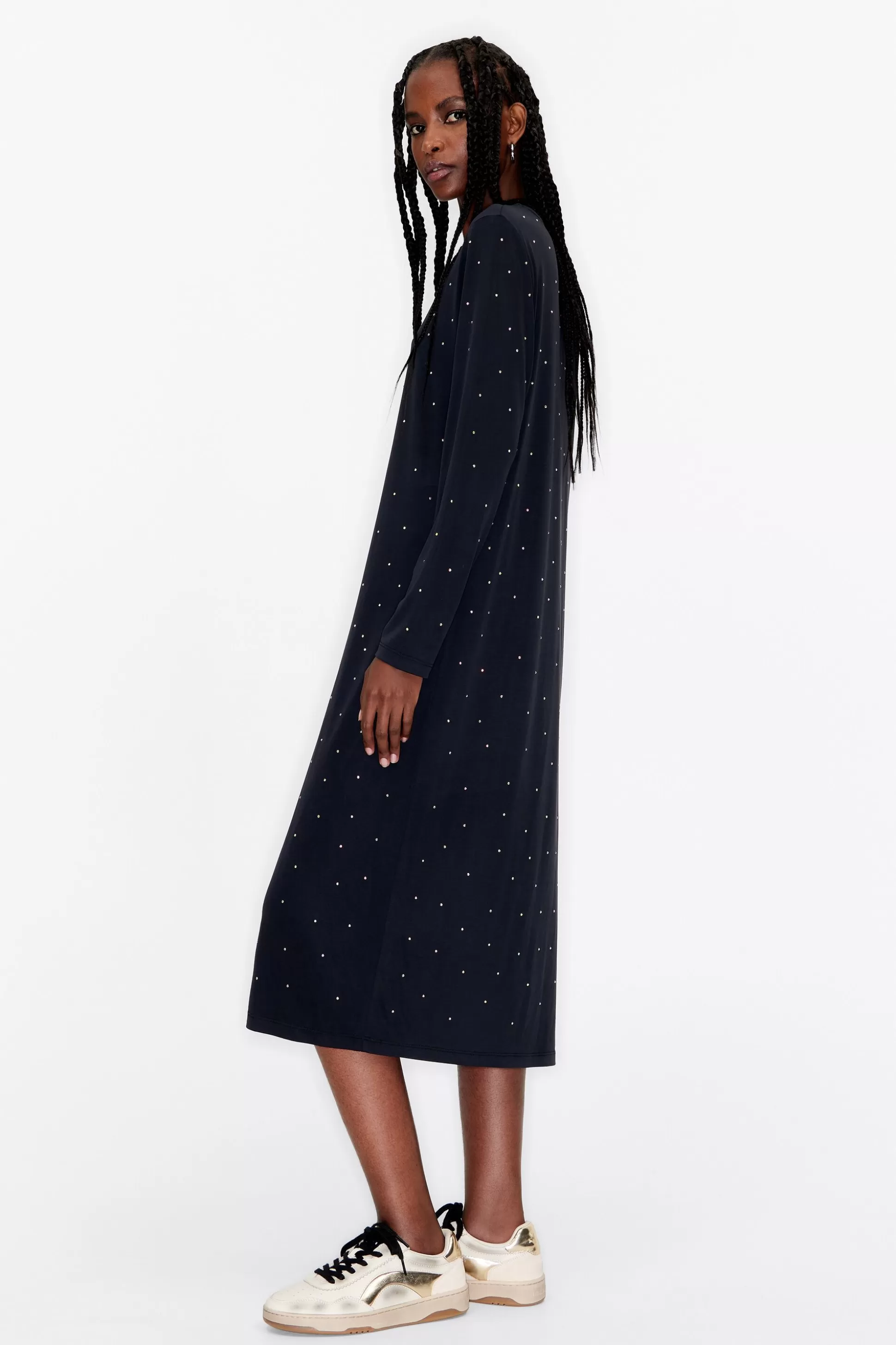 Flowing dress glitter | Bimba Y Lola Best Sale