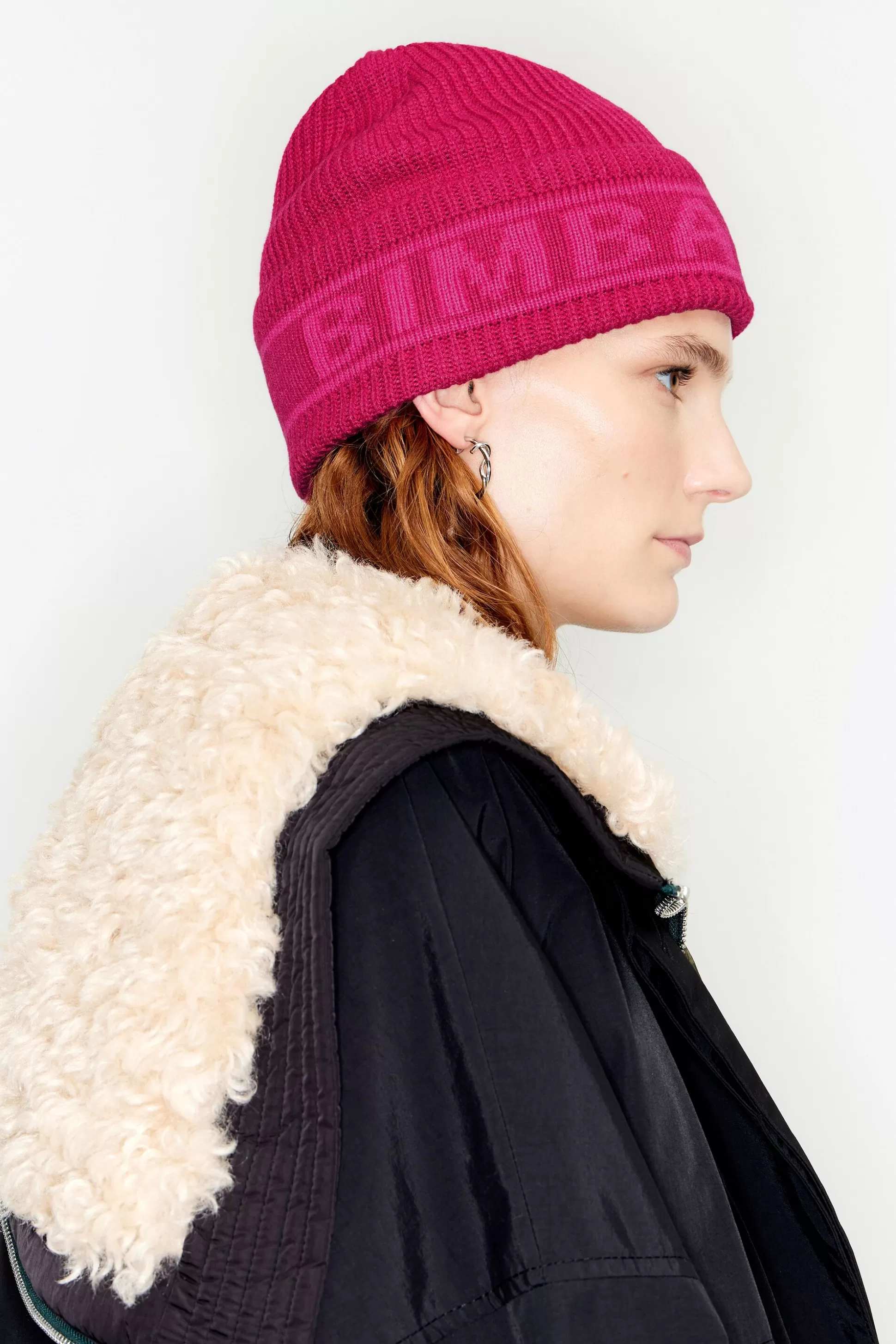 knit hat with logo | Bimba Y Lola Best Sale