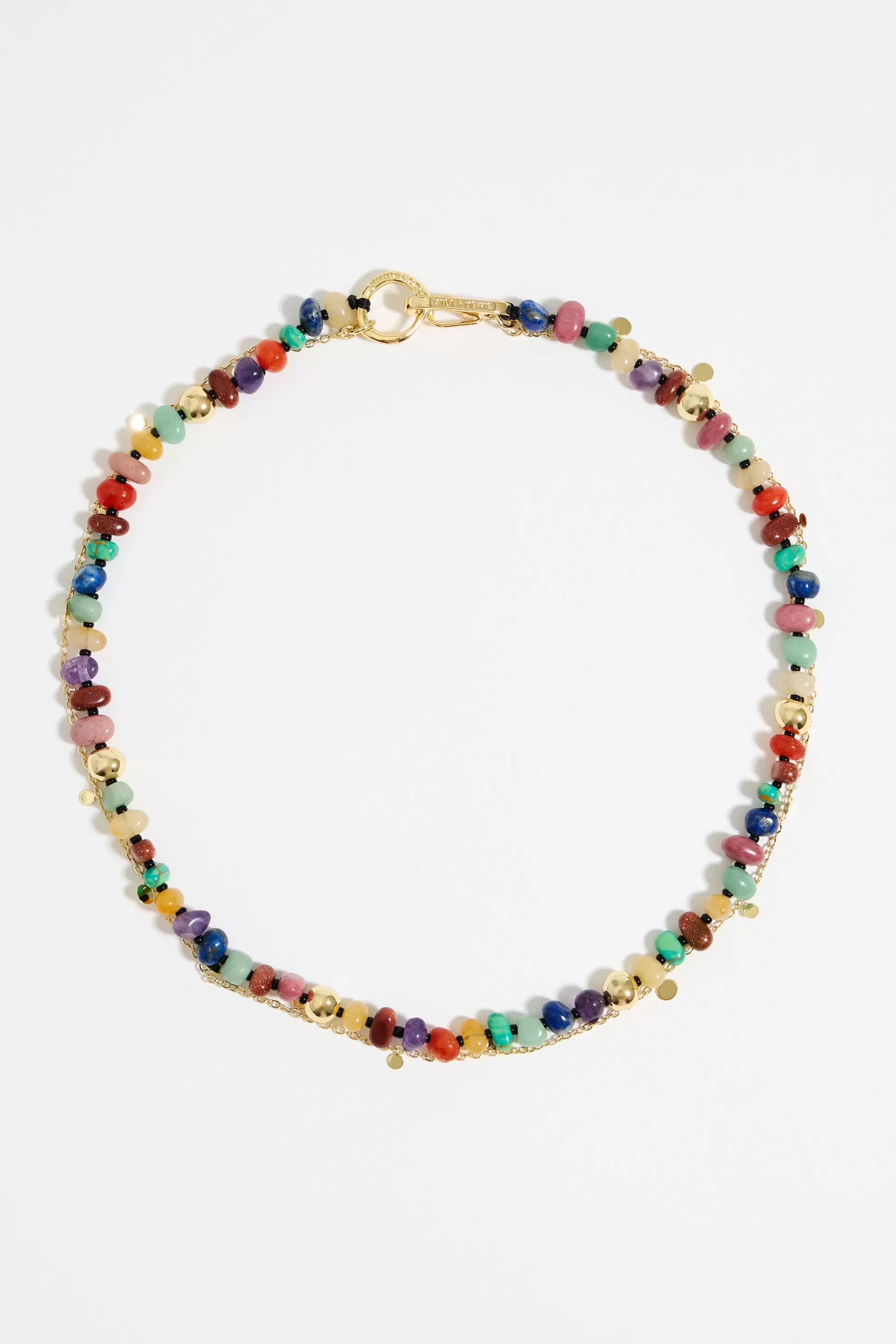 chain stone necklace | Bimba Y Lola Cheap