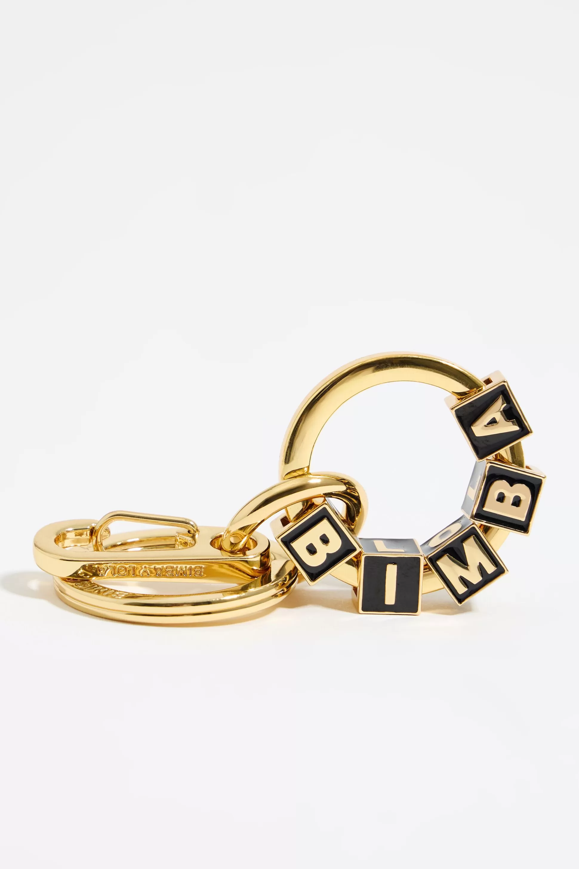 Gold dice key ring | Bimba Y Lola Flash Sale