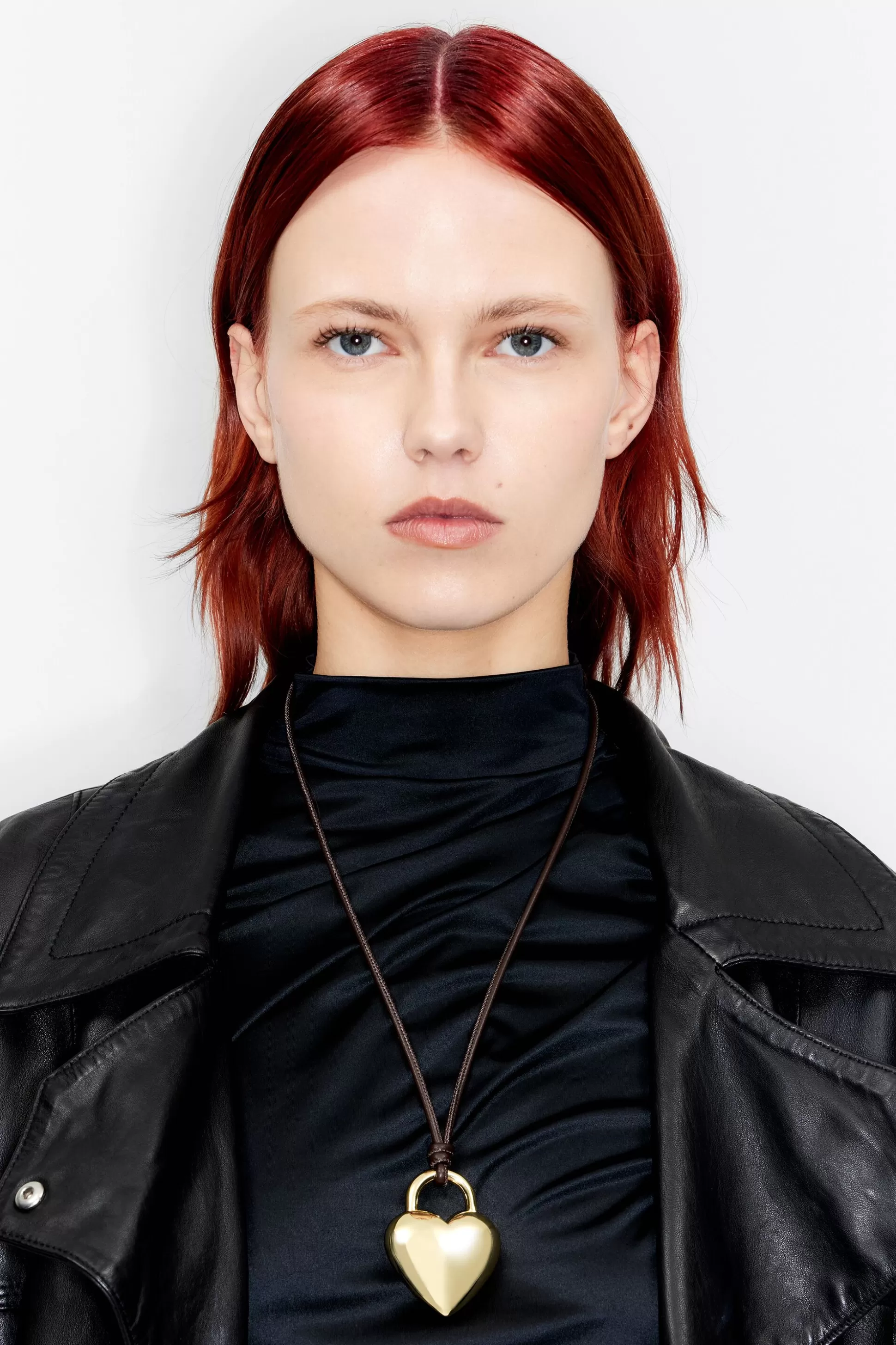 heart leather cord necklace | Bimba Y Lola Discount