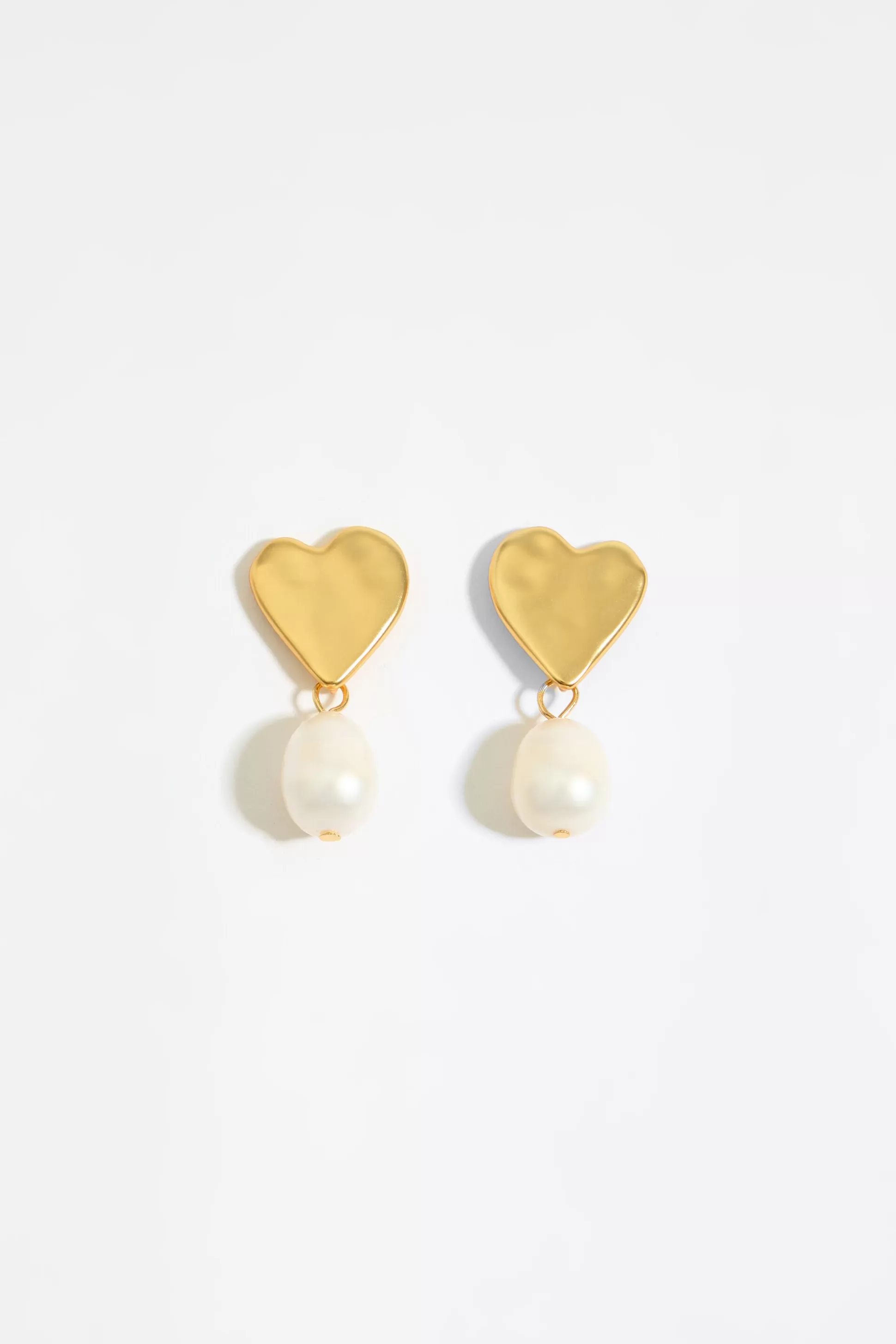 en hearts and pearls earrings | Bimba Y Lola Clearance