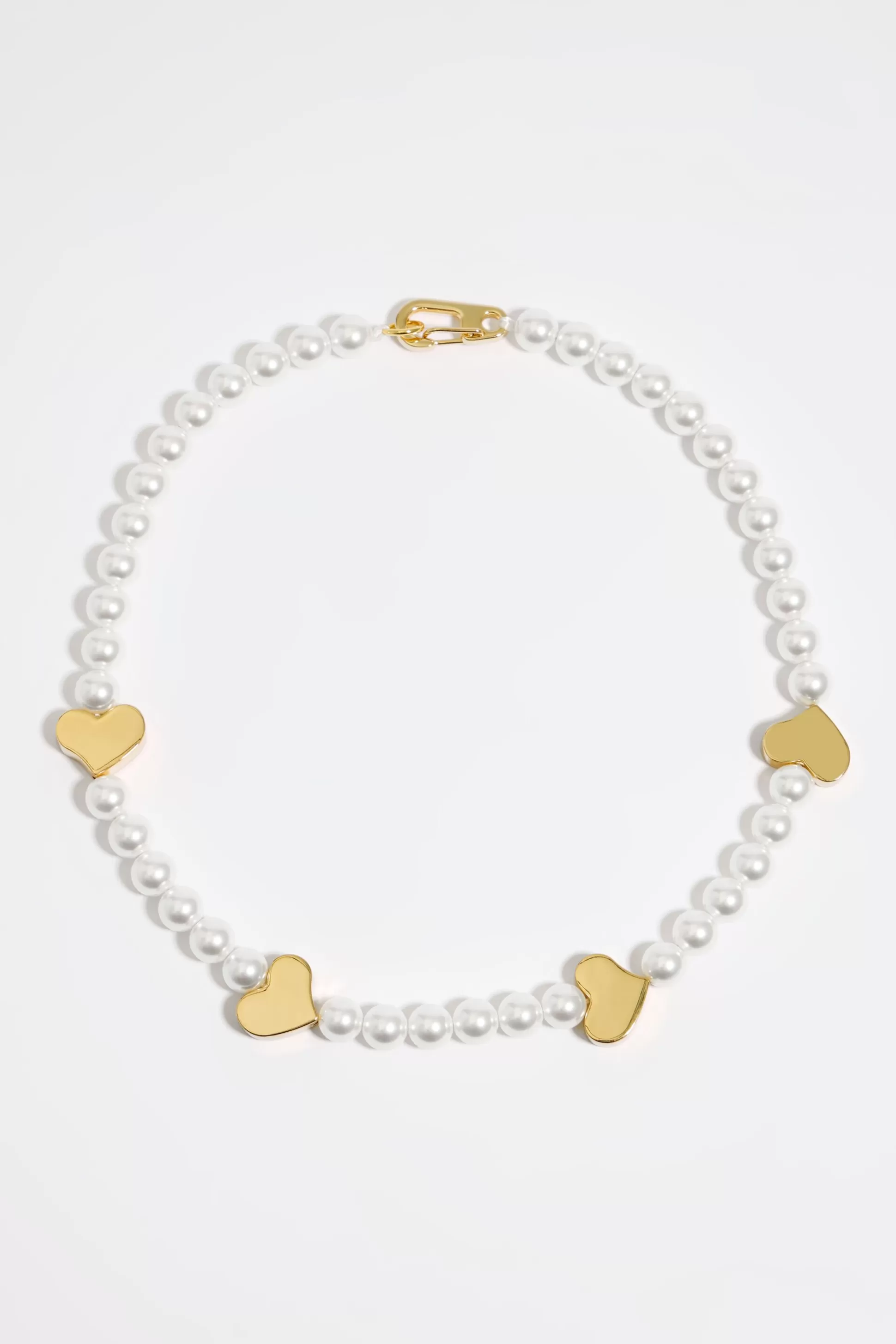 en hearts pearl necklace | Bimba Y Lola Cheap