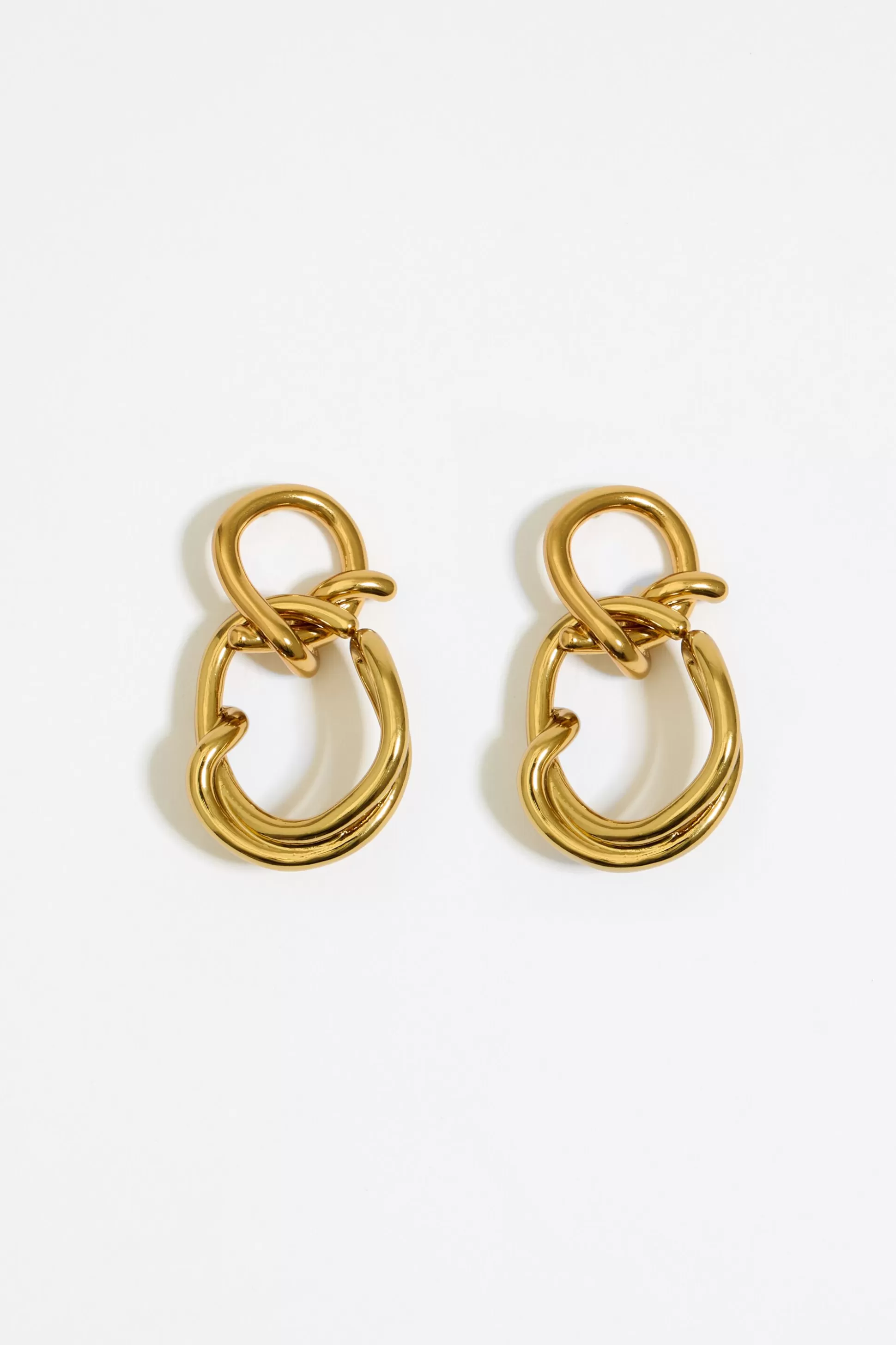 Golden rings earrings | Bimba Y Lola Best Sale