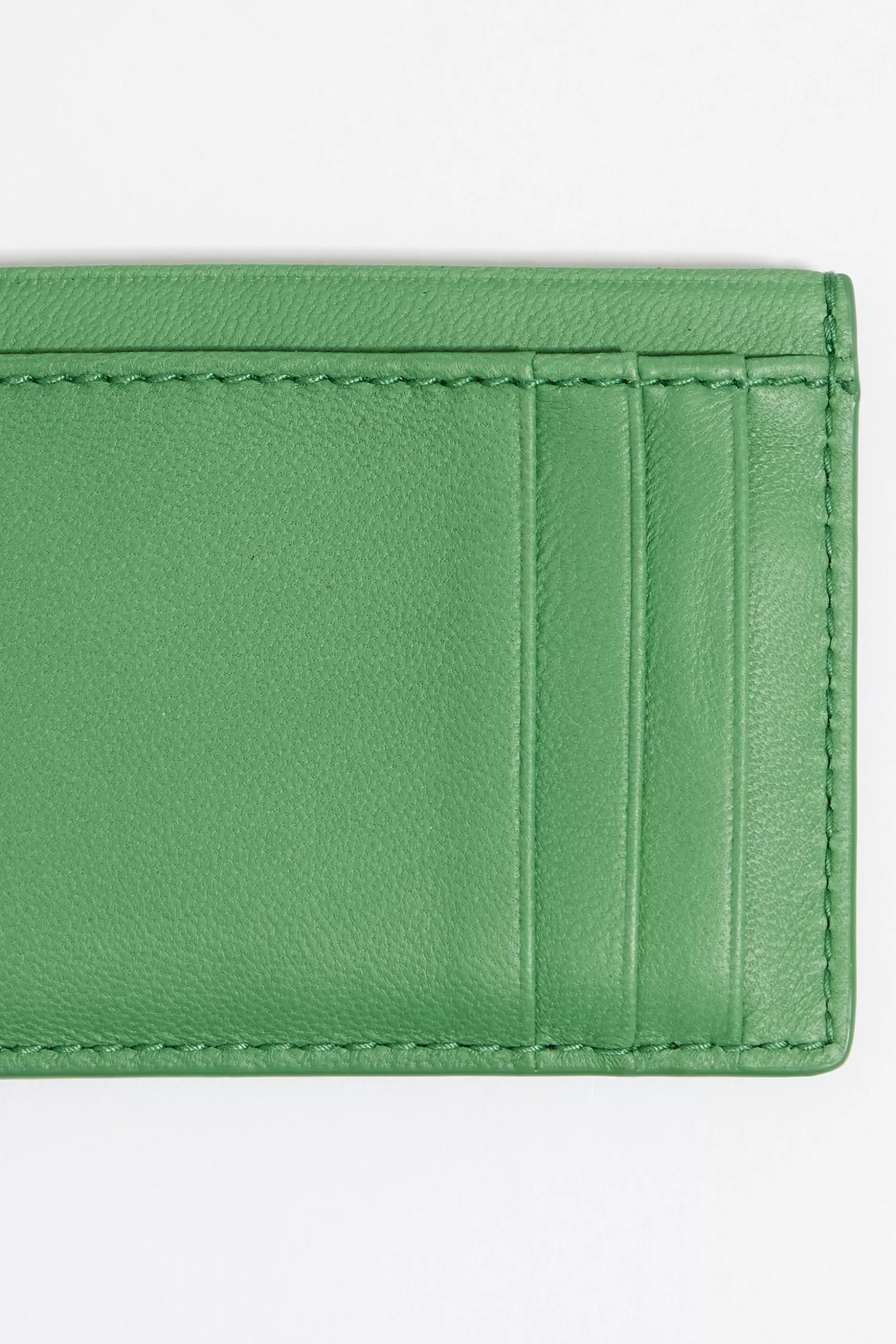 Green leather card holder | Bimba Y Lola Flash Sale