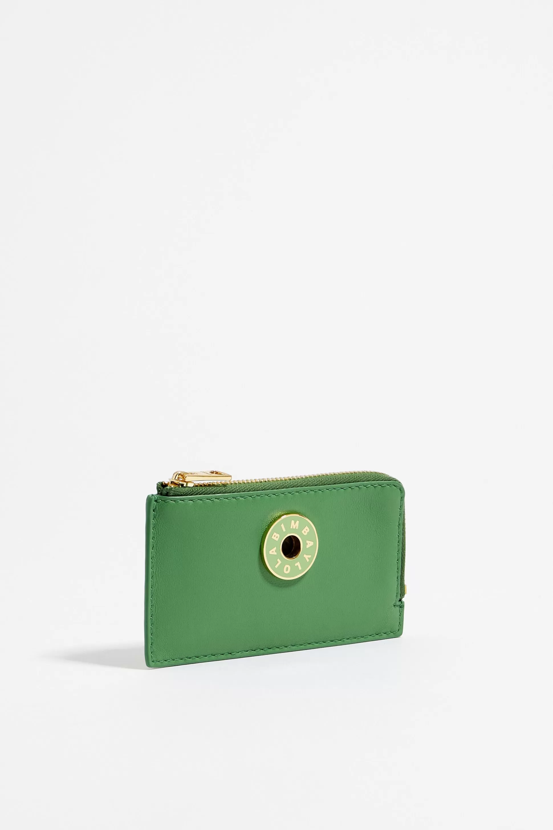 Green leather rectangular coin purse | Bimba Y Lola Discount