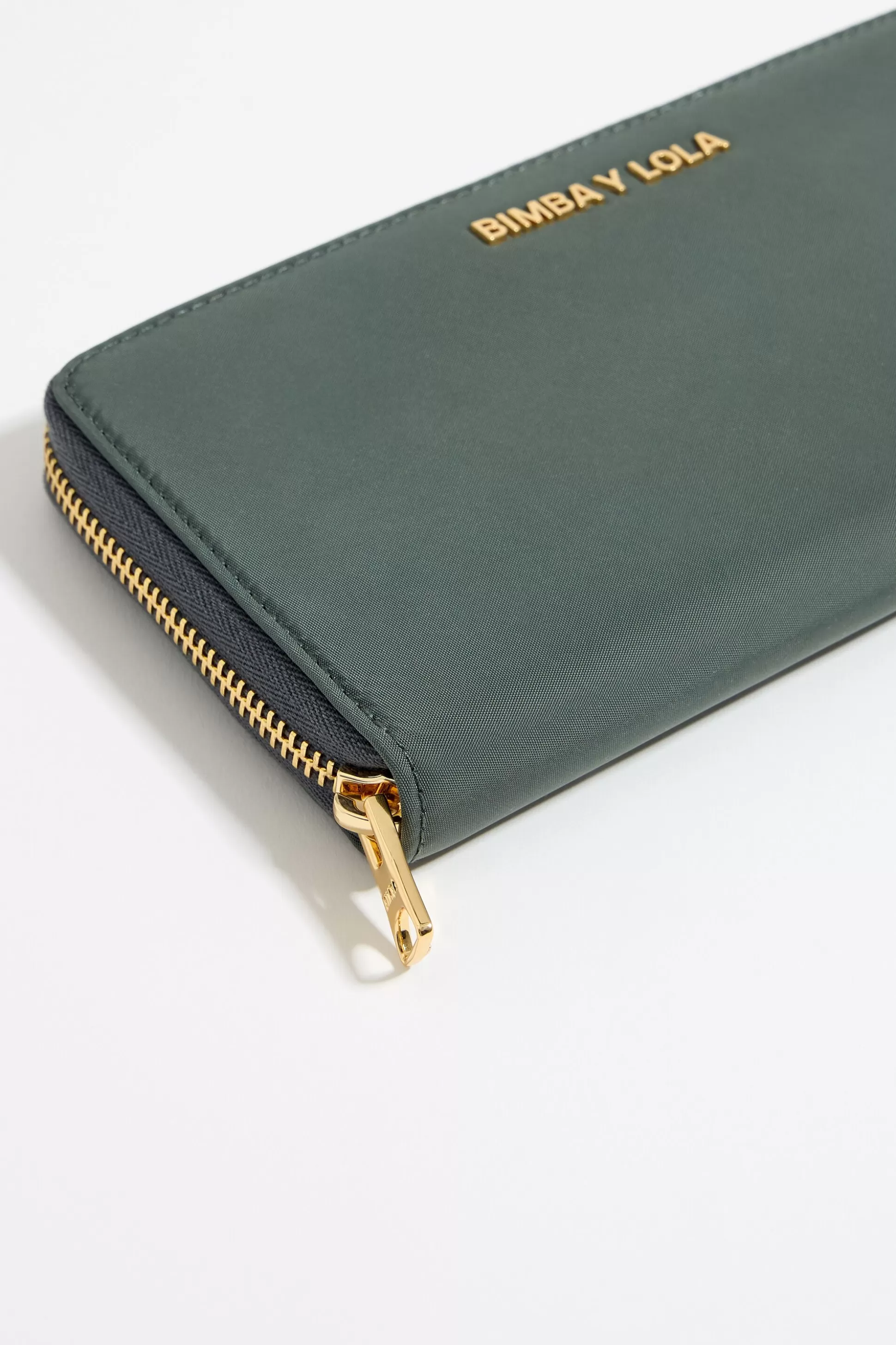 Green-gray book wallet | Bimba Y Lola Best