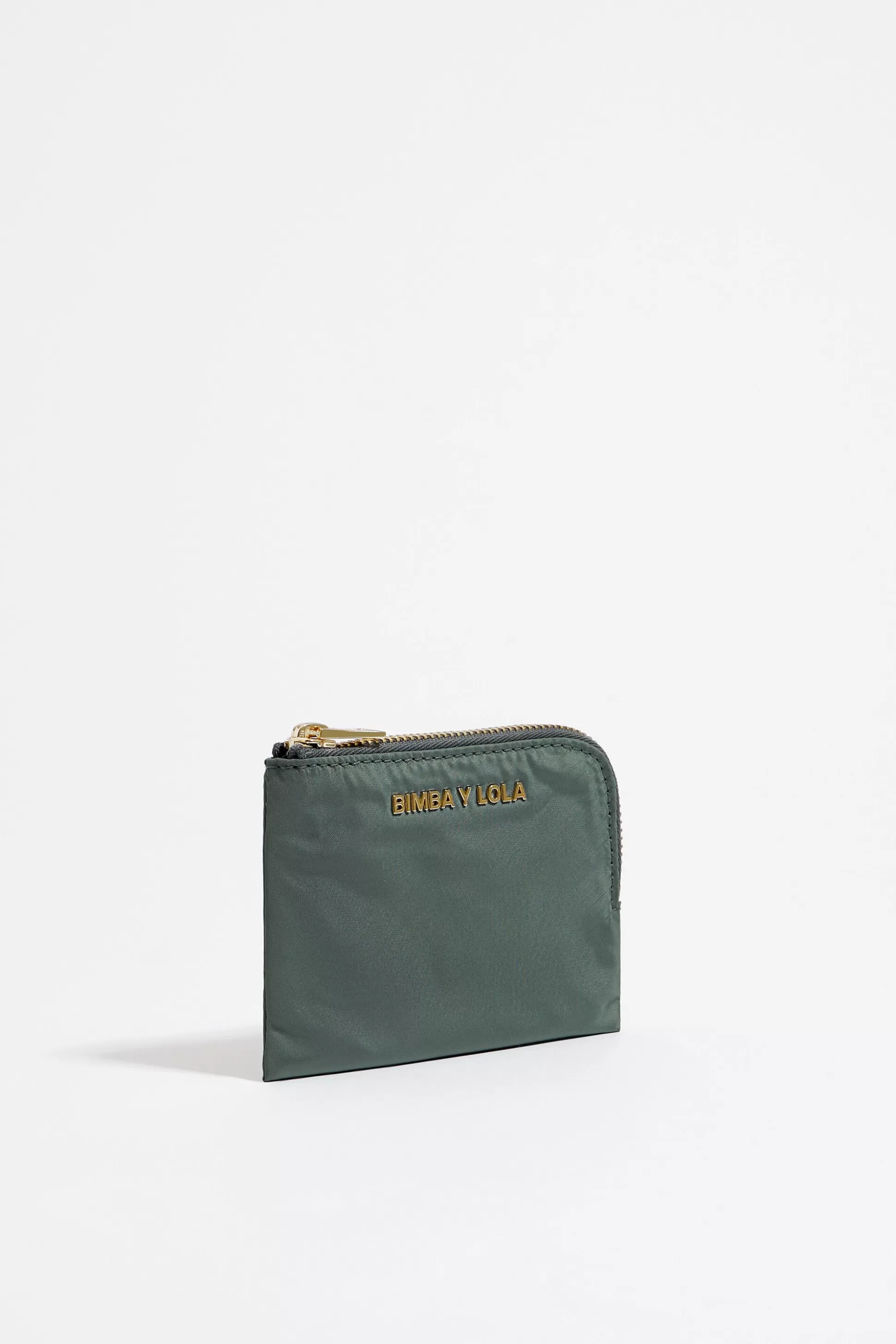 Greenish gray curved coin purse | Bimba Y Lola Fashion