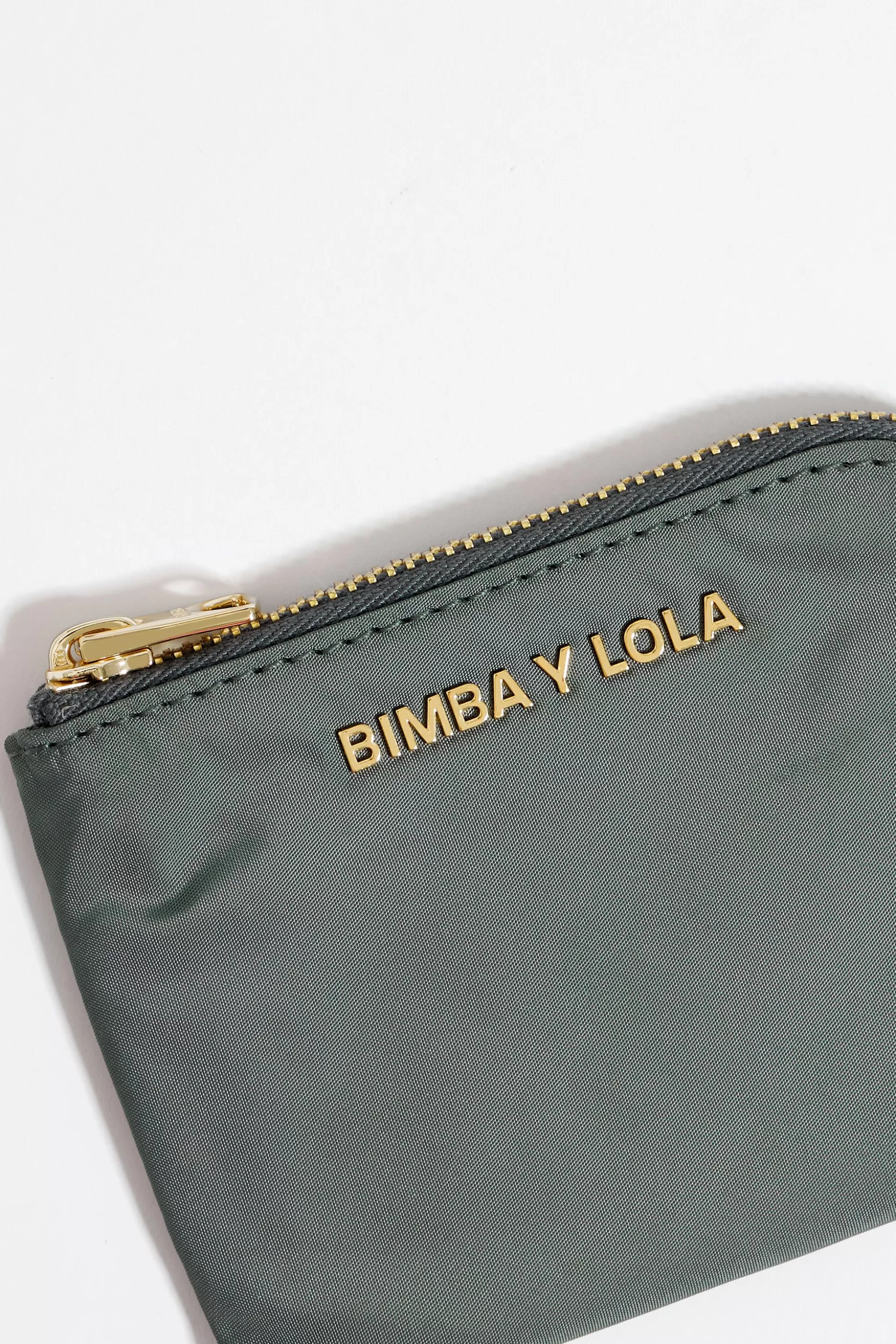 Greenish gray curved coin purse | Bimba Y Lola Fashion