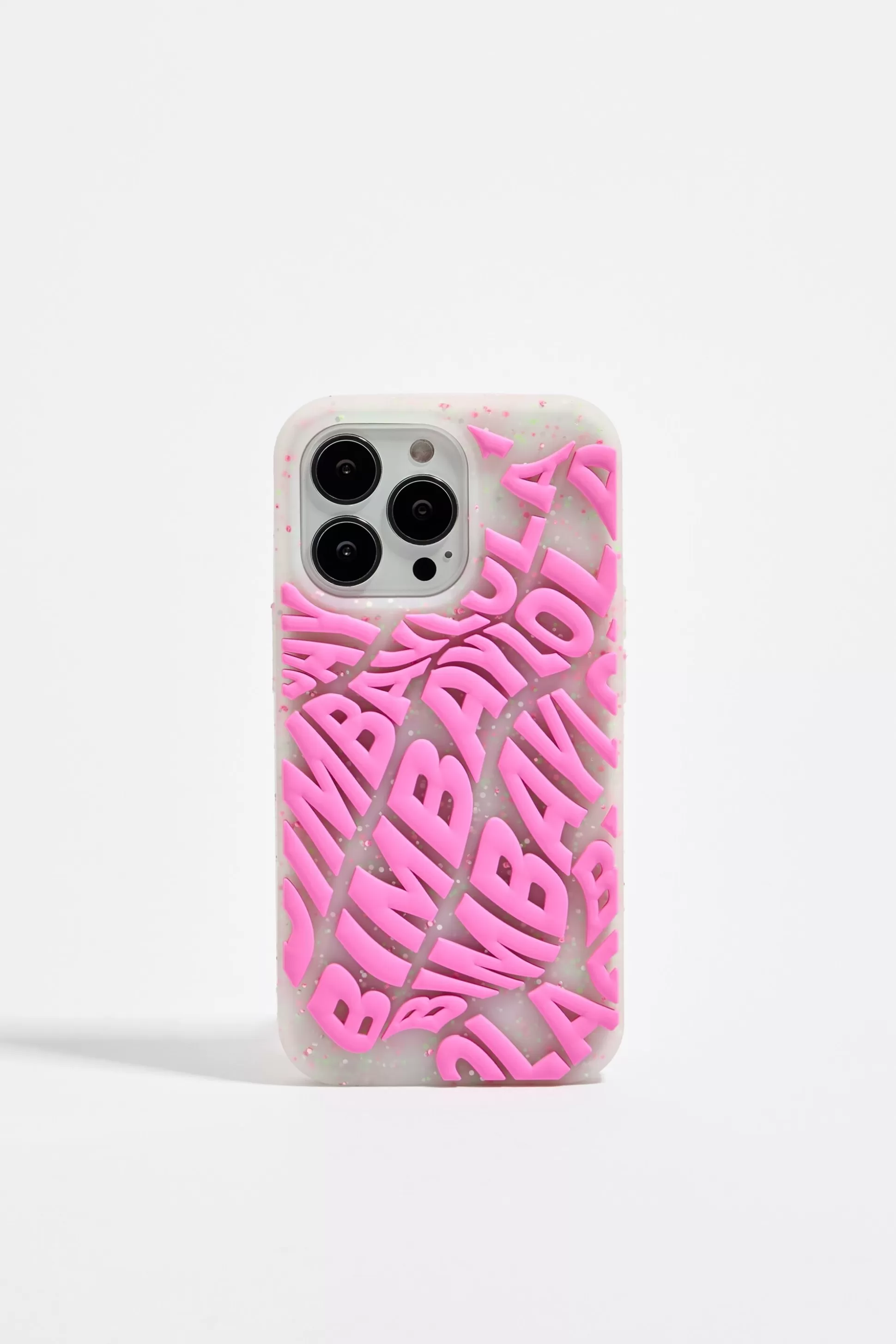 iPhone 13 Pro silicone case pink logo | Bimba Y Lola Sale