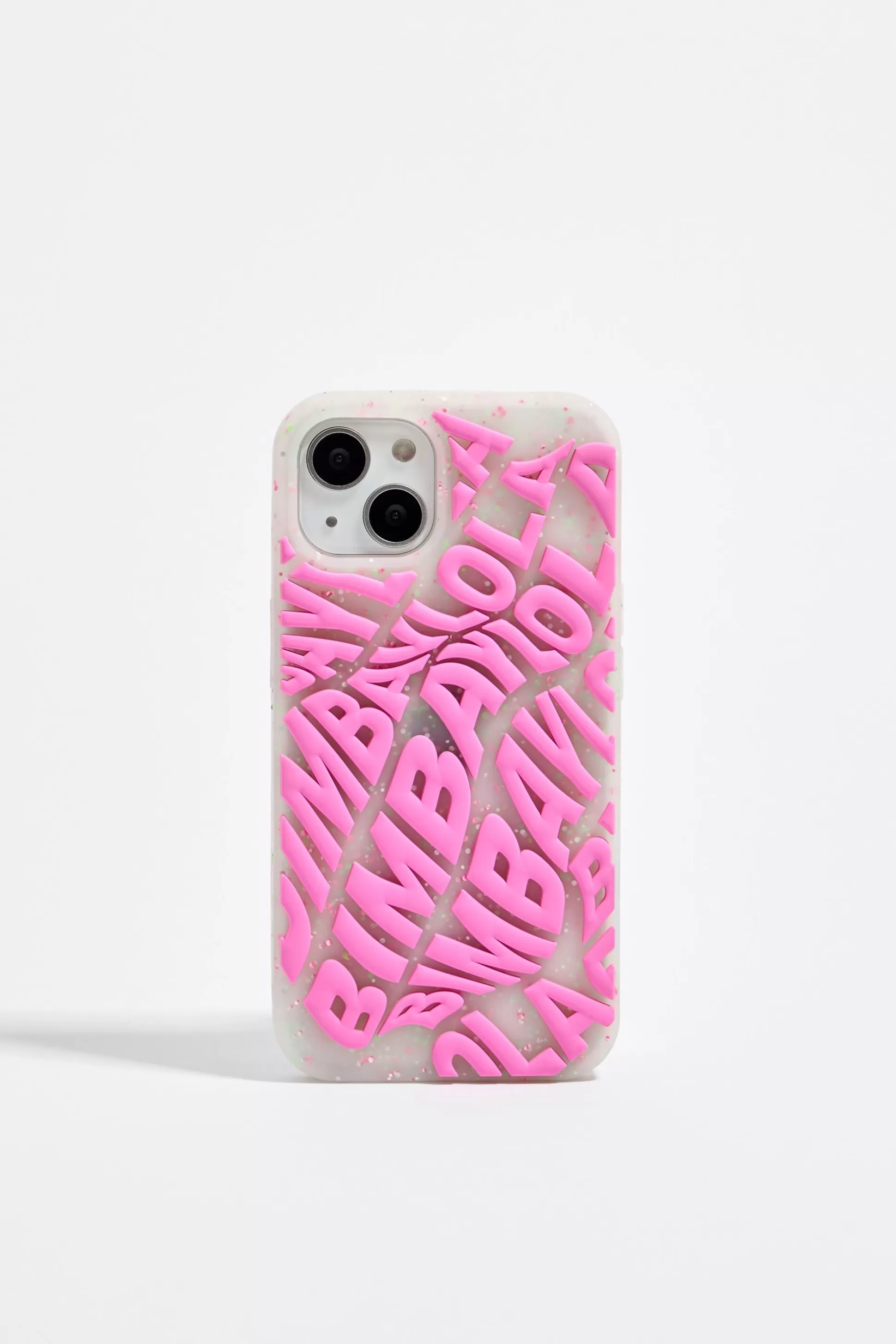 iPhone 13 silicone case pink logo | Bimba Y Lola Outlet