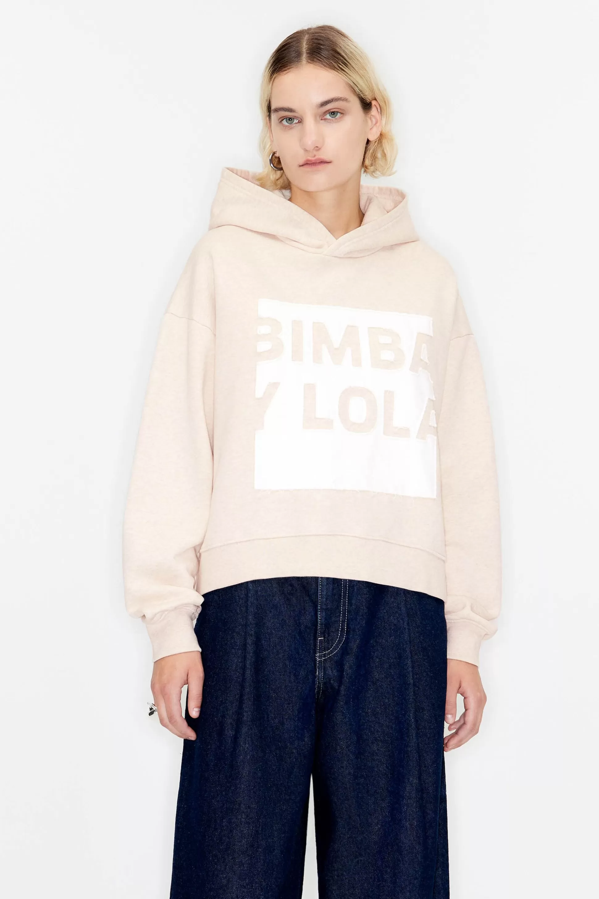 Ivory cotton sweatshirt | Bimba Y Lola Best