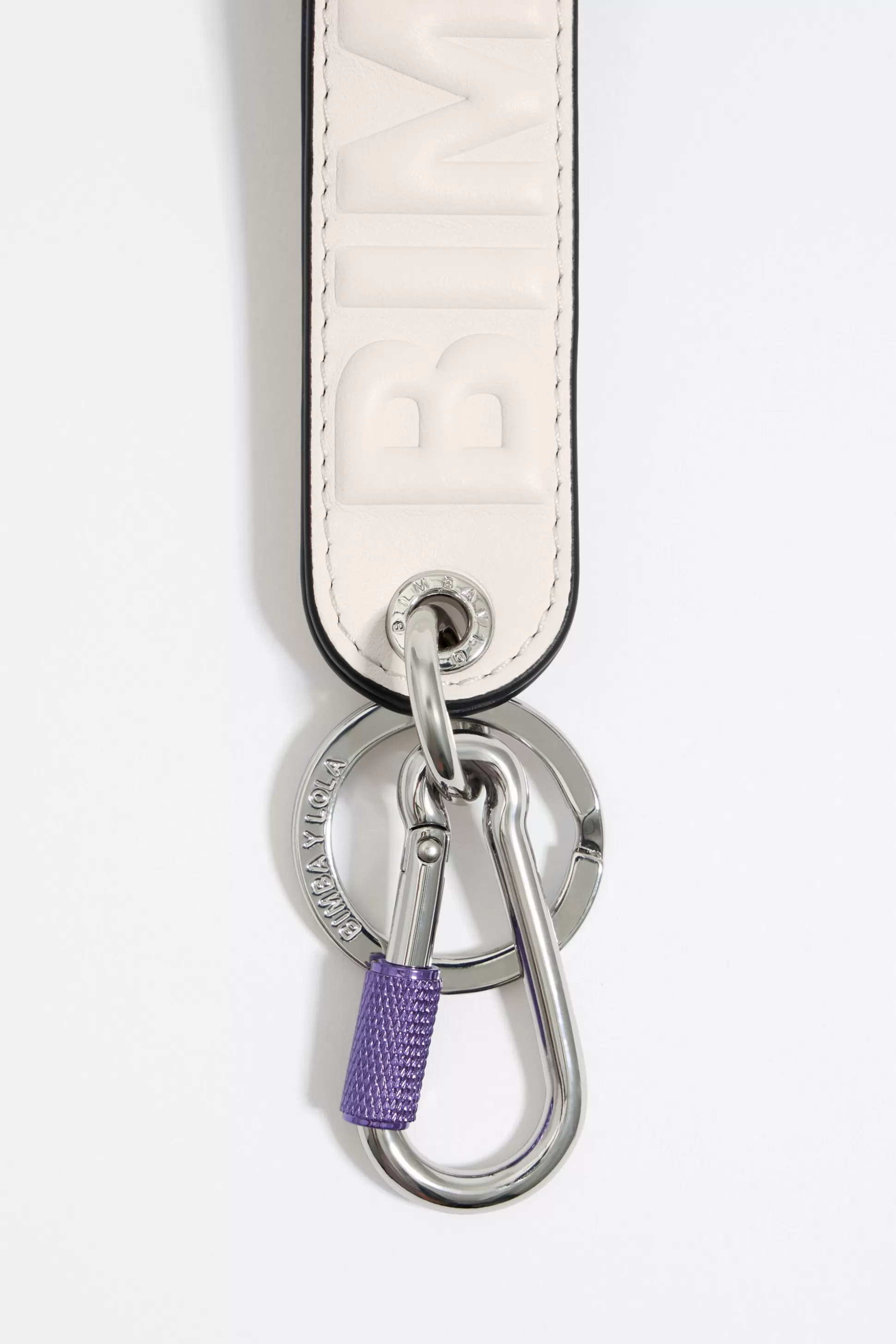 leather band key ring | Bimba Y Lola Outlet