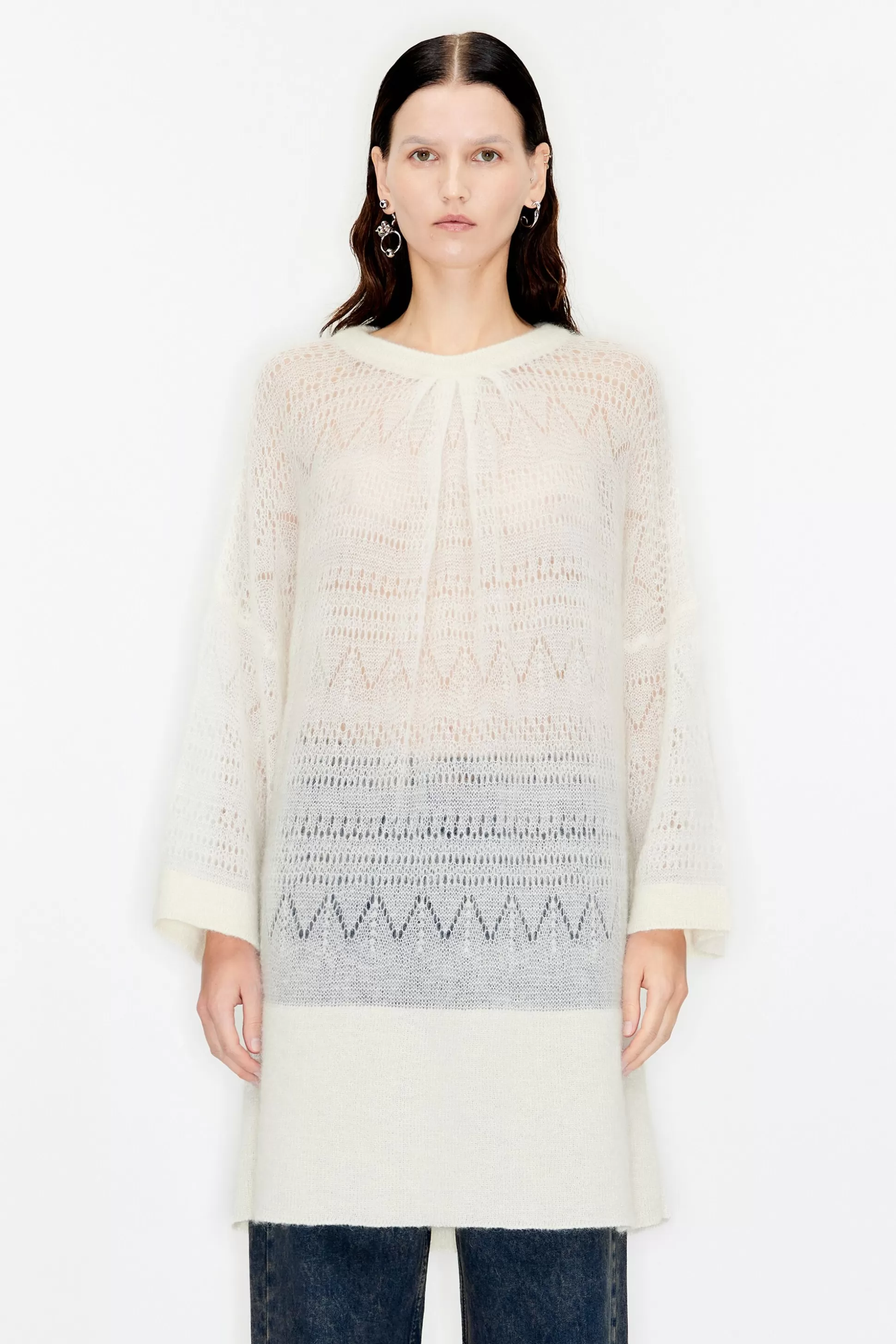 open-knit mohair jumper | Bimba Y Lola Store