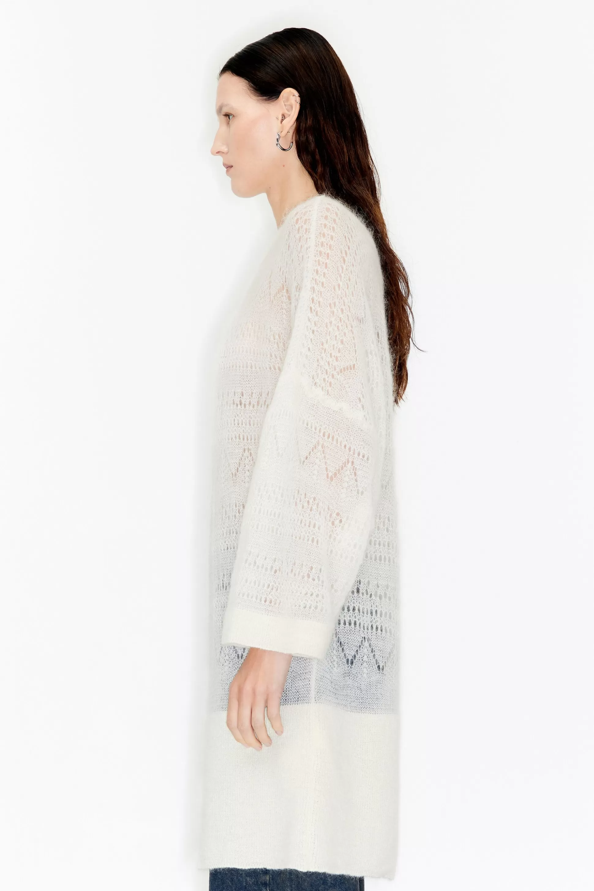 open-knit mohair jumper | Bimba Y Lola Store