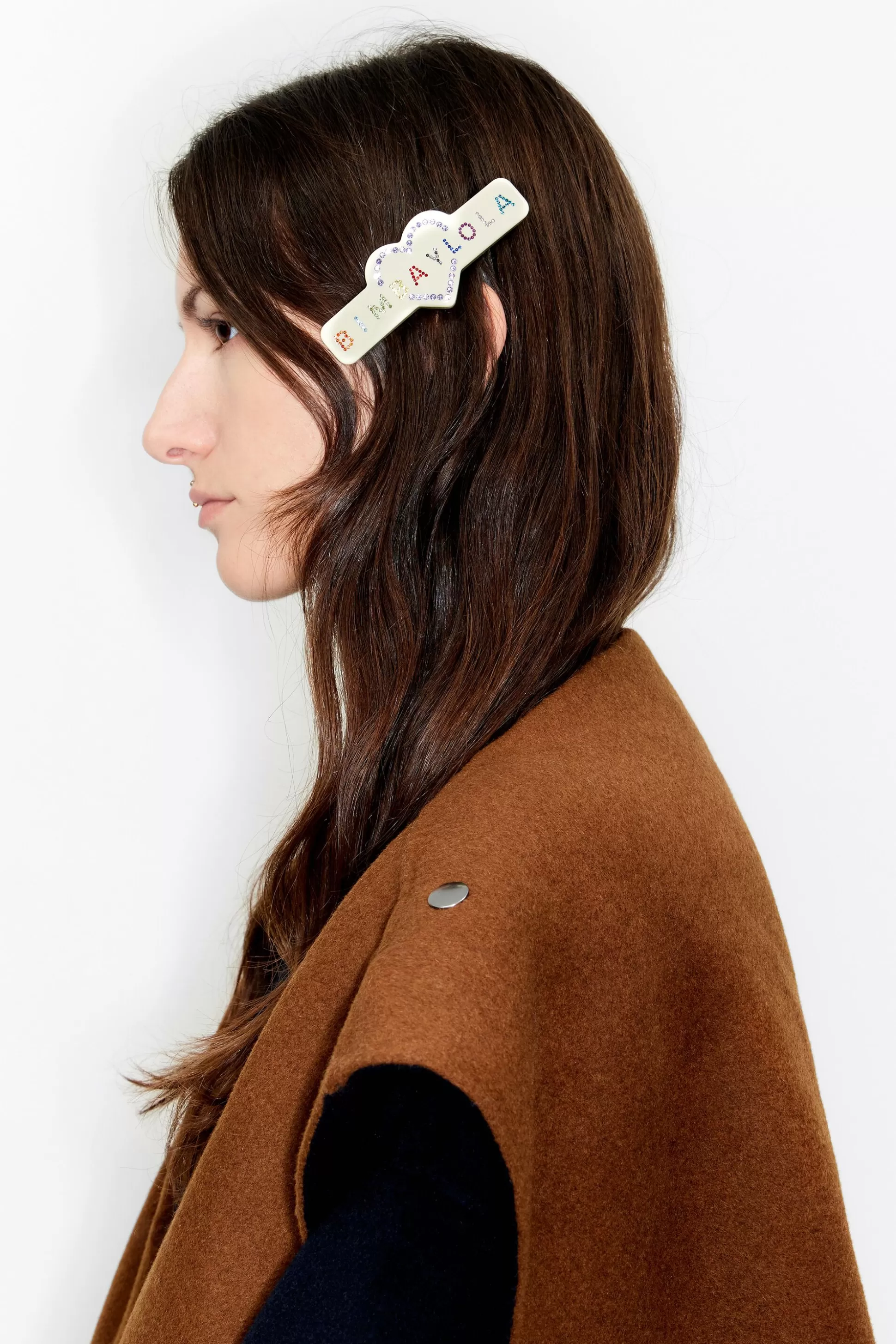 resin logo hair clip | Bimba Y Lola Store